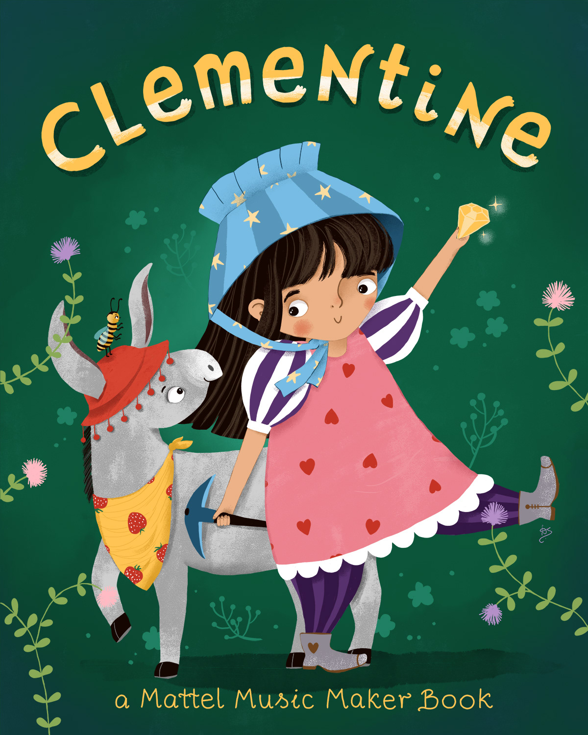 Vintage Cover Book - "Clementine" /my version