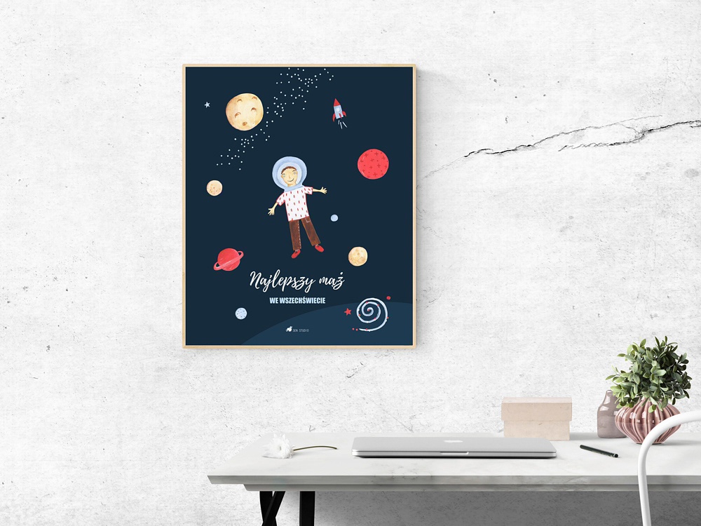 NAJLEPSZY MĄŻ WE WSZECHŚWIECIE - plakat