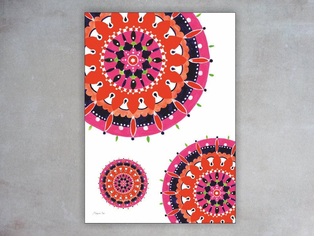 MANDALA - OPTYMIZM II - plakat