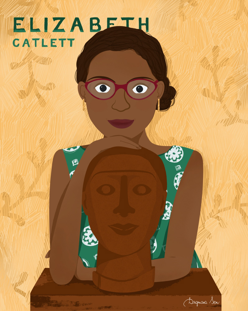 portret kobiety - ilustracja