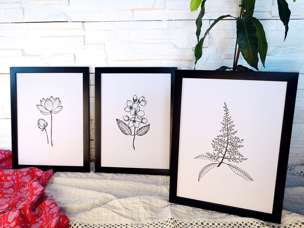 FLOWERS OF INDIA - posters