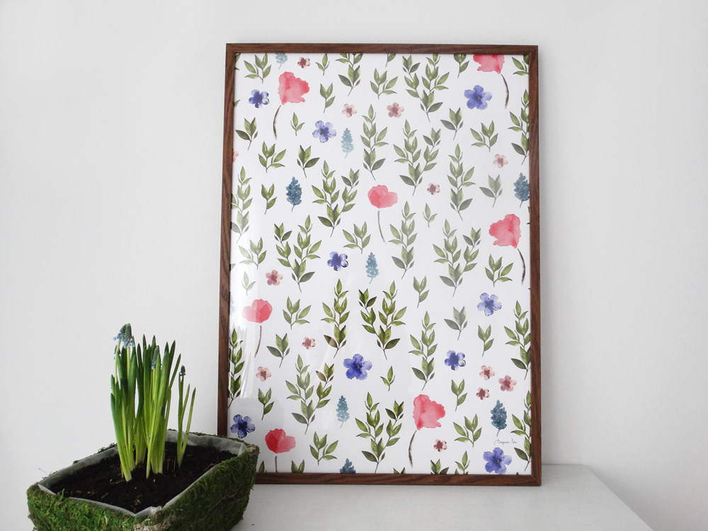MORNING IN THE MEADOW - poster