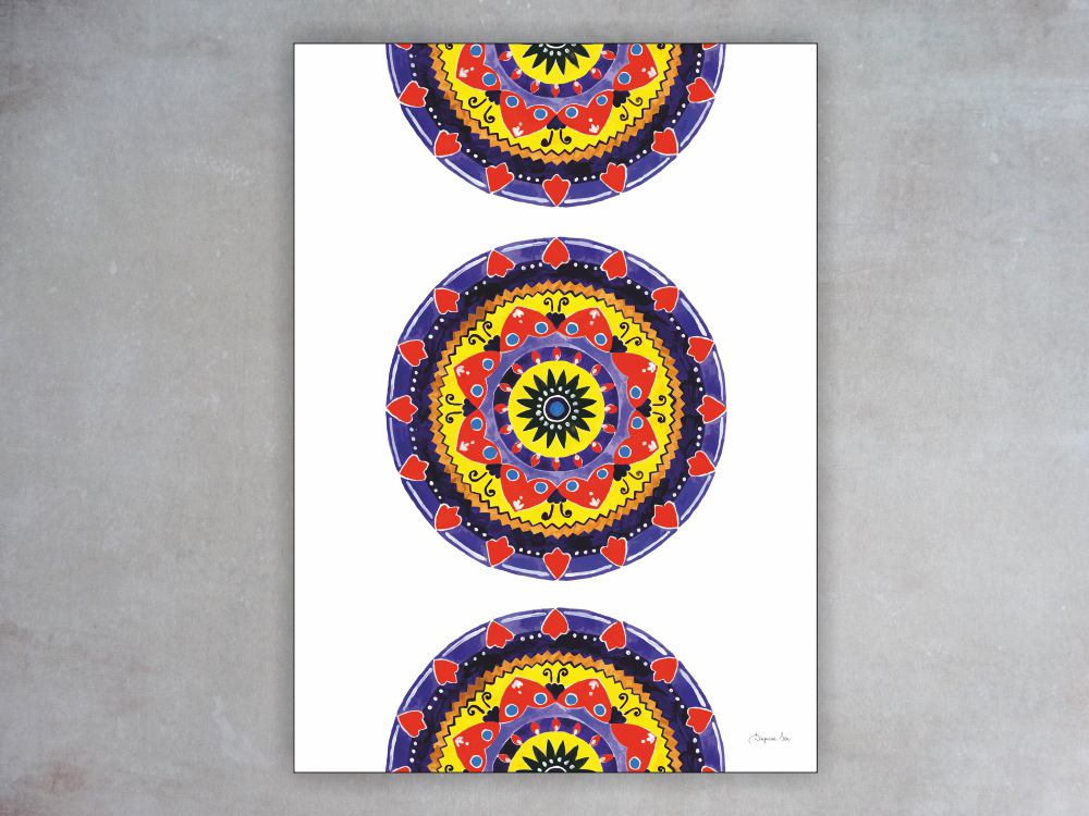 MANDALA - RADOŚĆ II - plakat