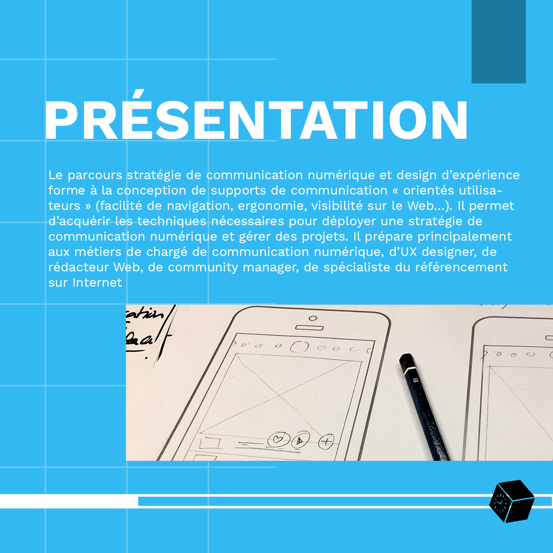 Présentation du Parcours StratUX du BUT MMI