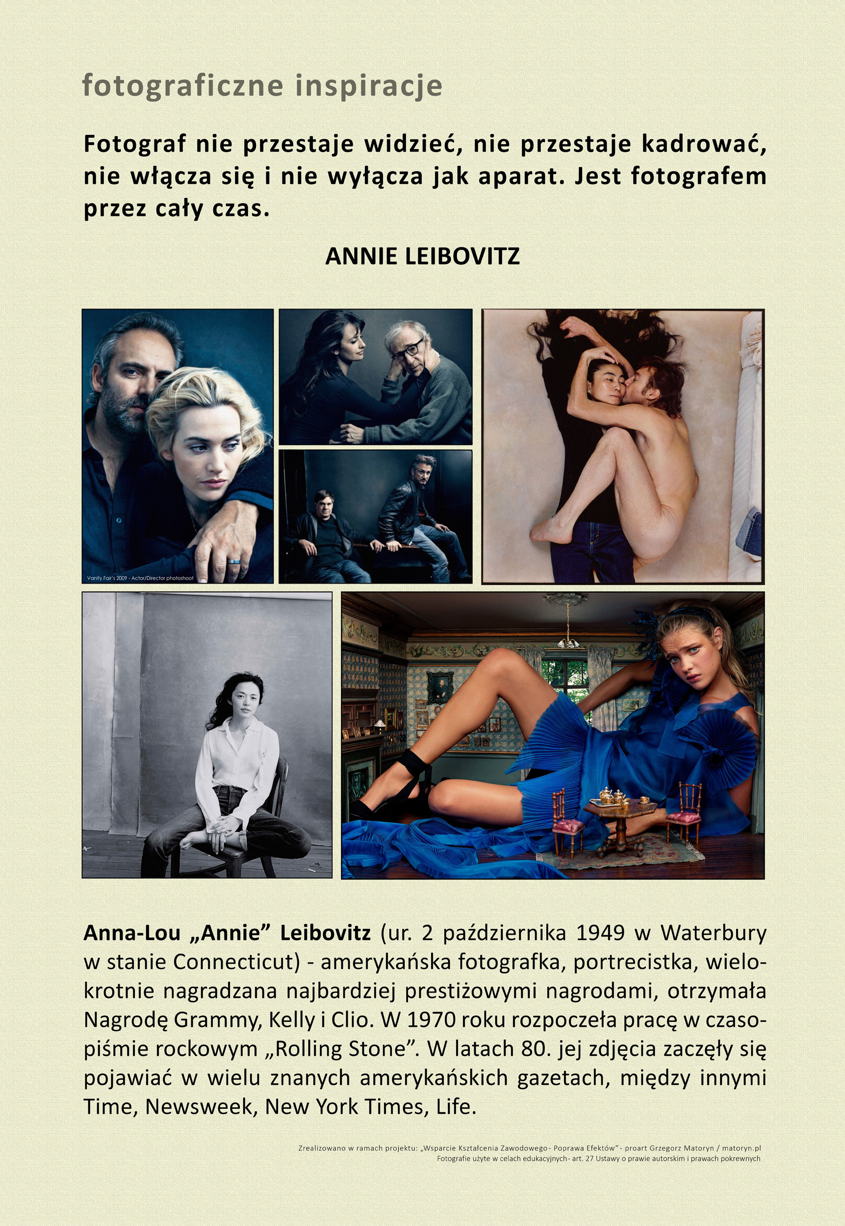 ANNE LEIBOVITZ