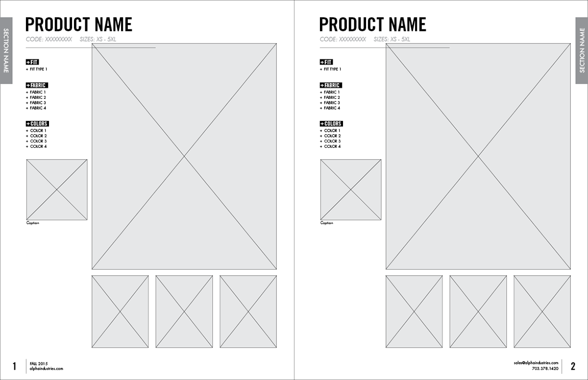 Catalog wireframe image