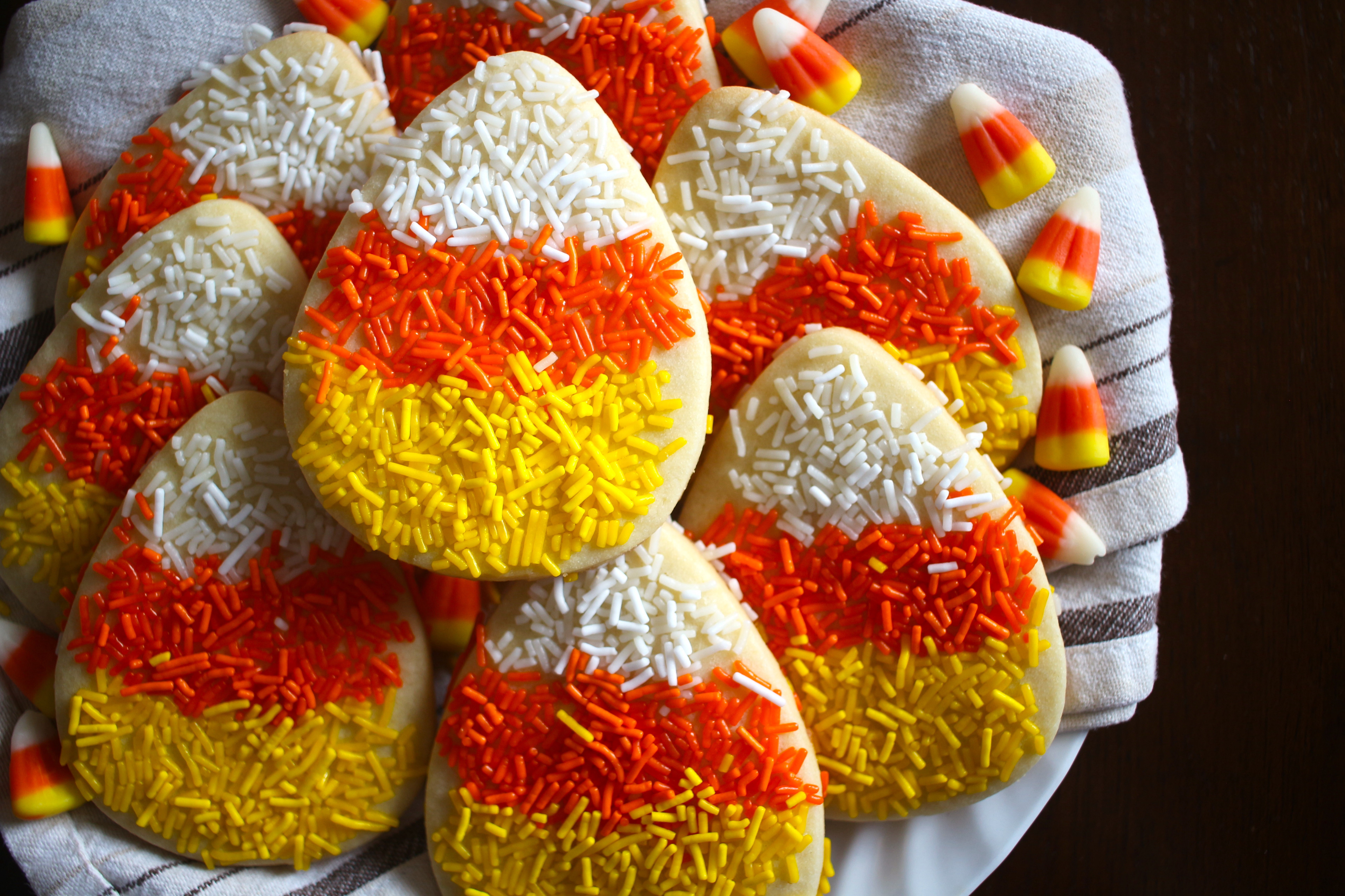 Crazy Candy Corn Cookies