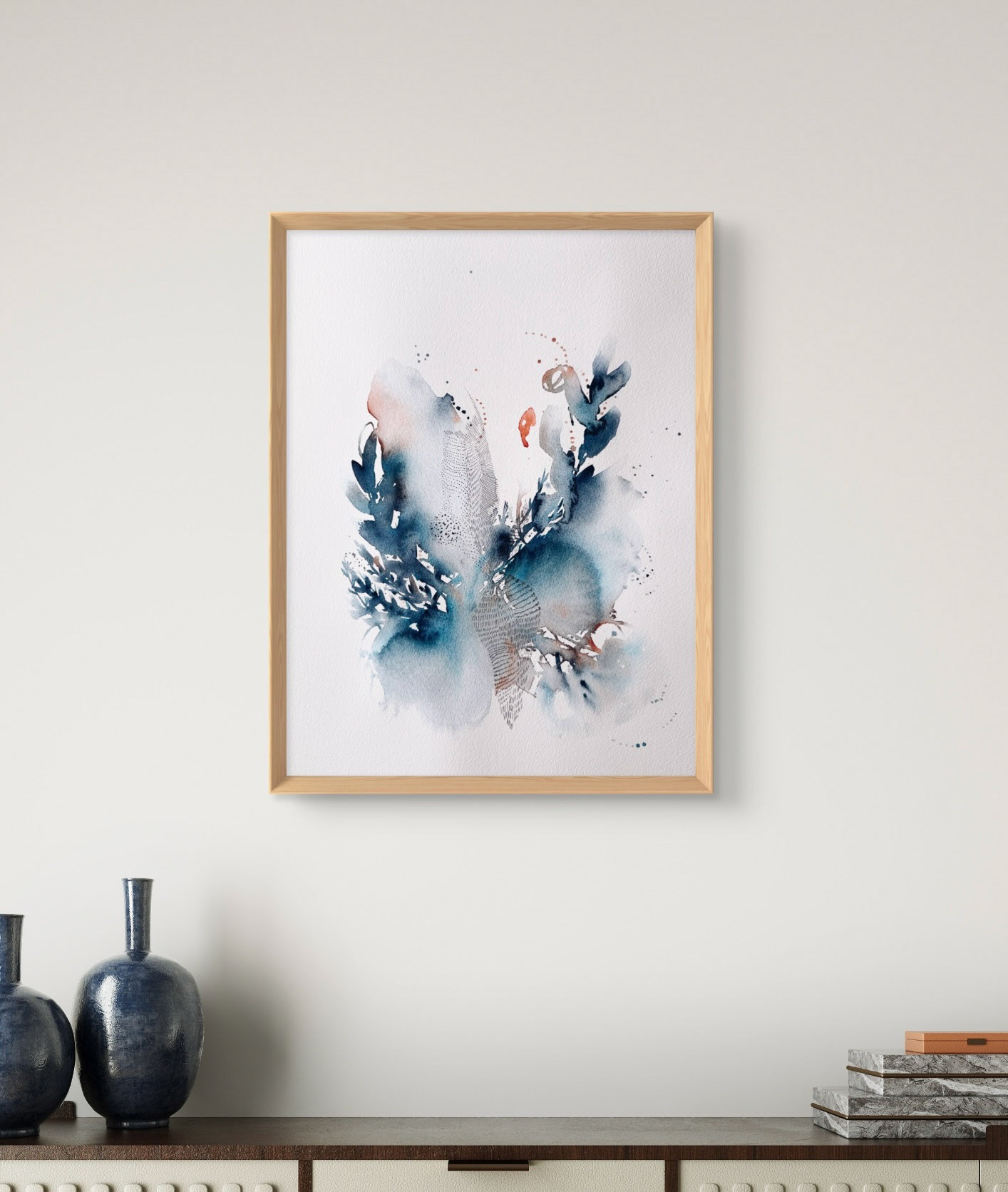 Indigo breathings 2 - 30x40 - Sold