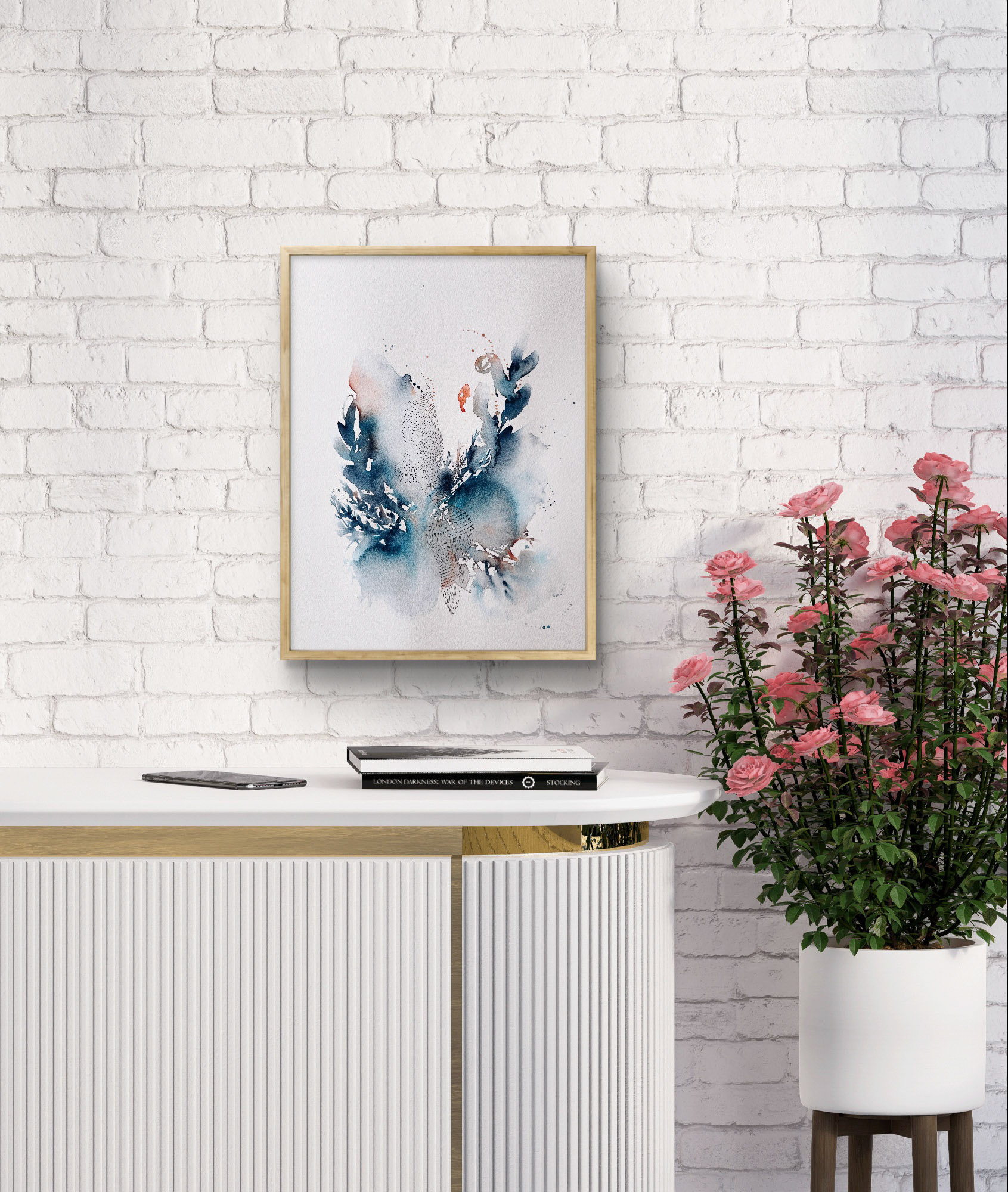 Indigo breathings 2 - 30x40 - Sold