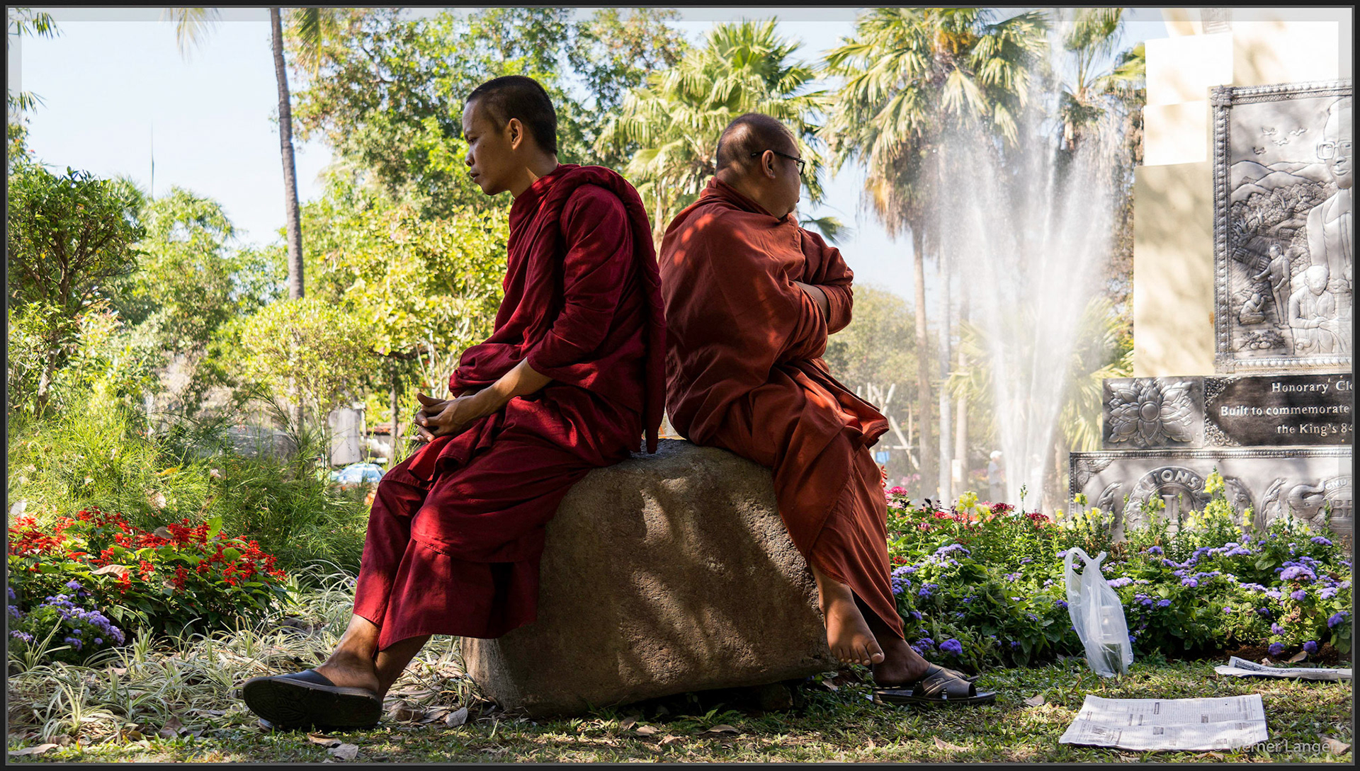 Mönche in Chiang Mai