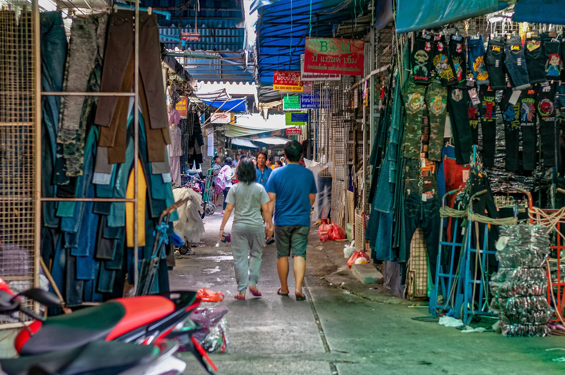 Straßenszene Bangkok