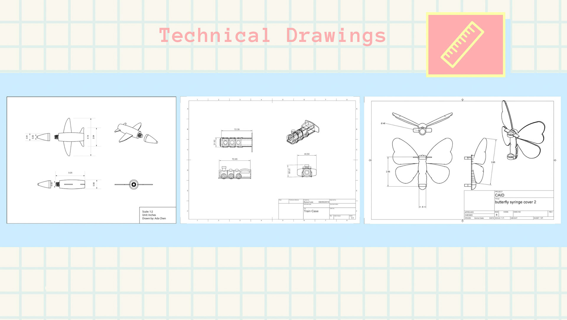 orthographic drawings