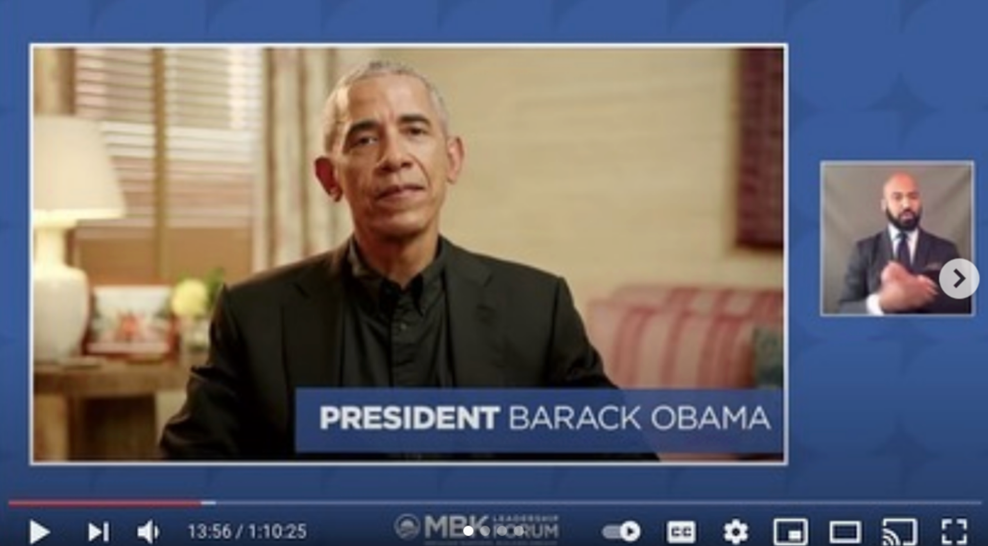 MBK live video template