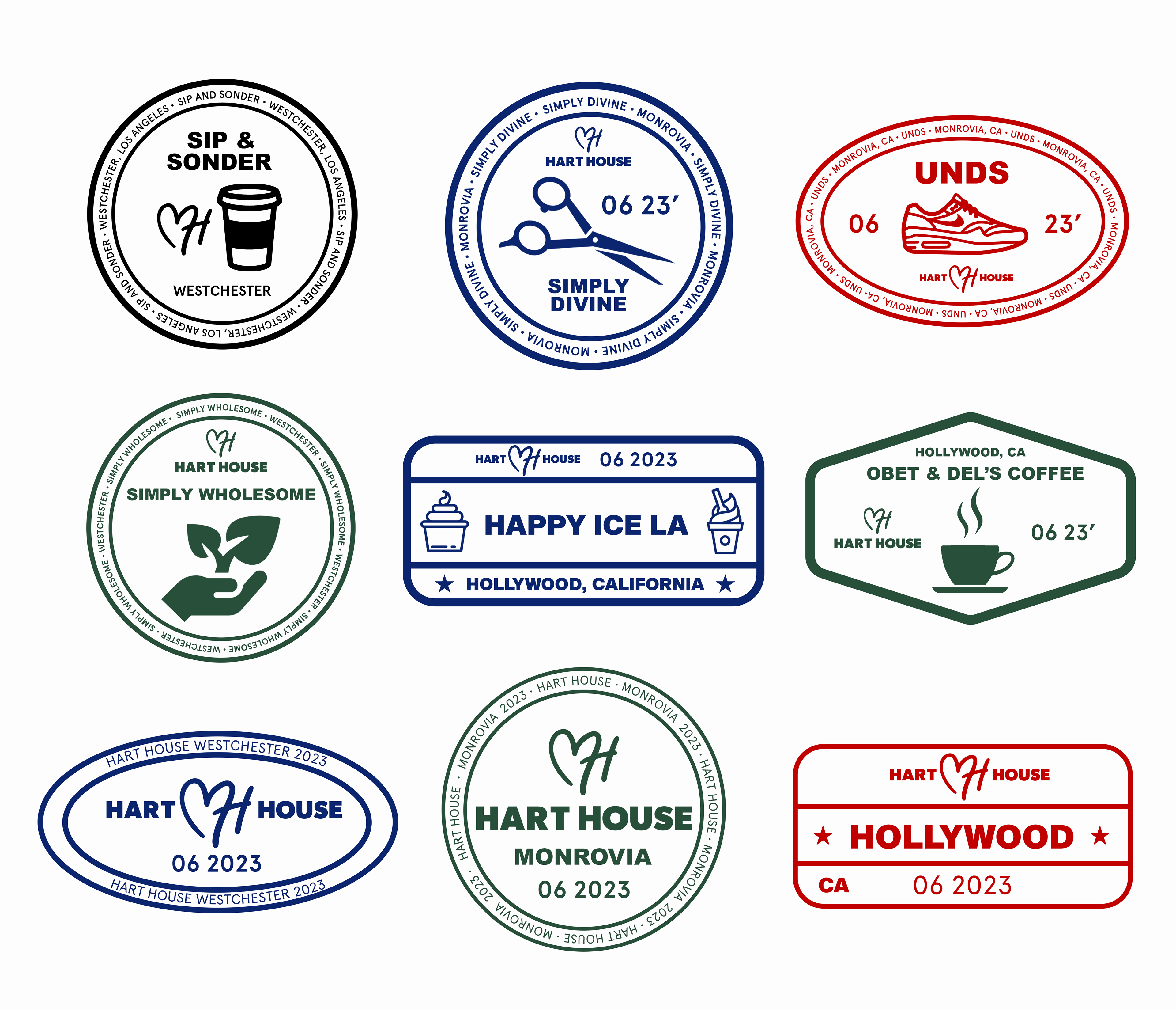 passport stamp design