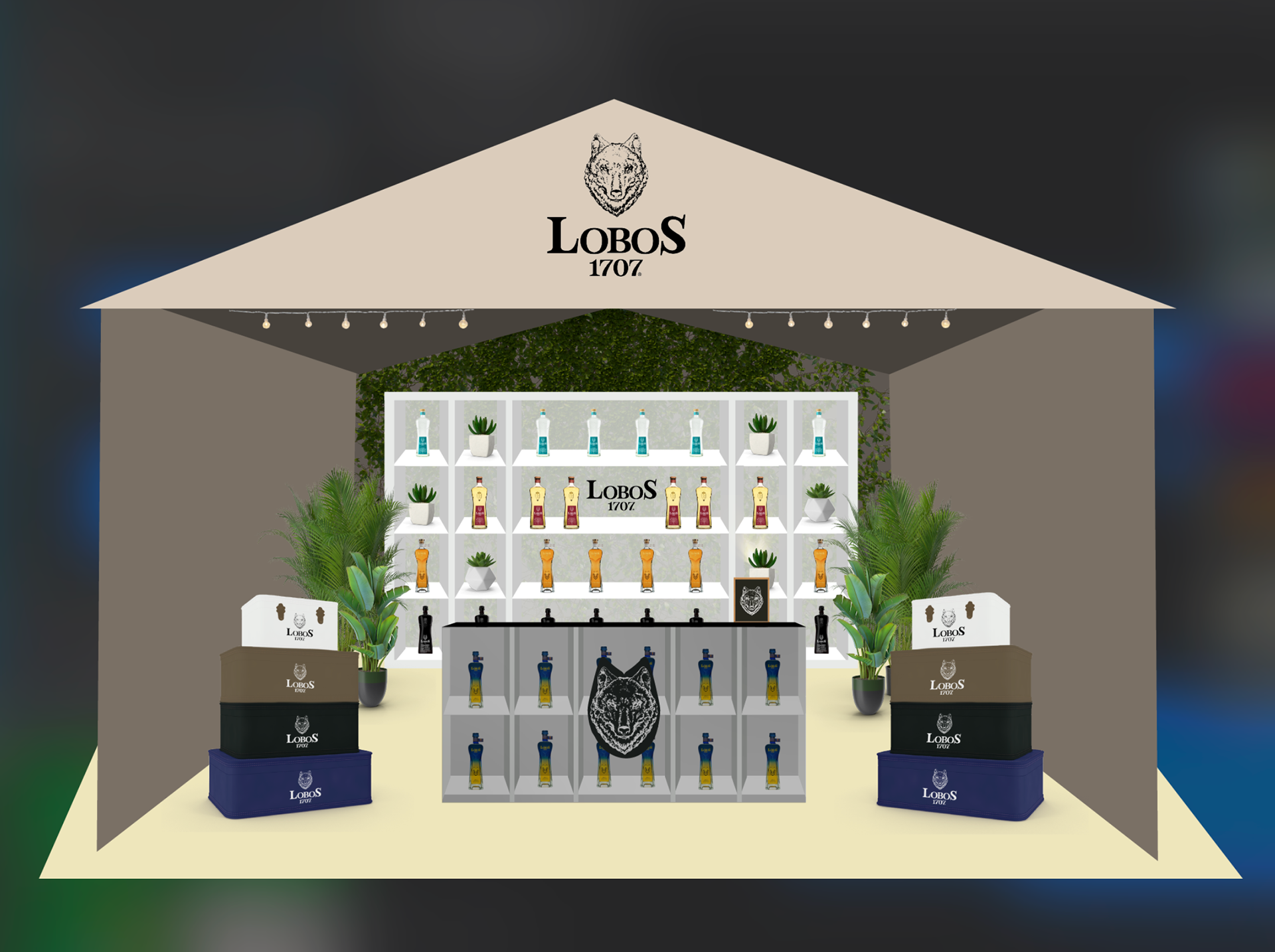 Lobos set design - digital render