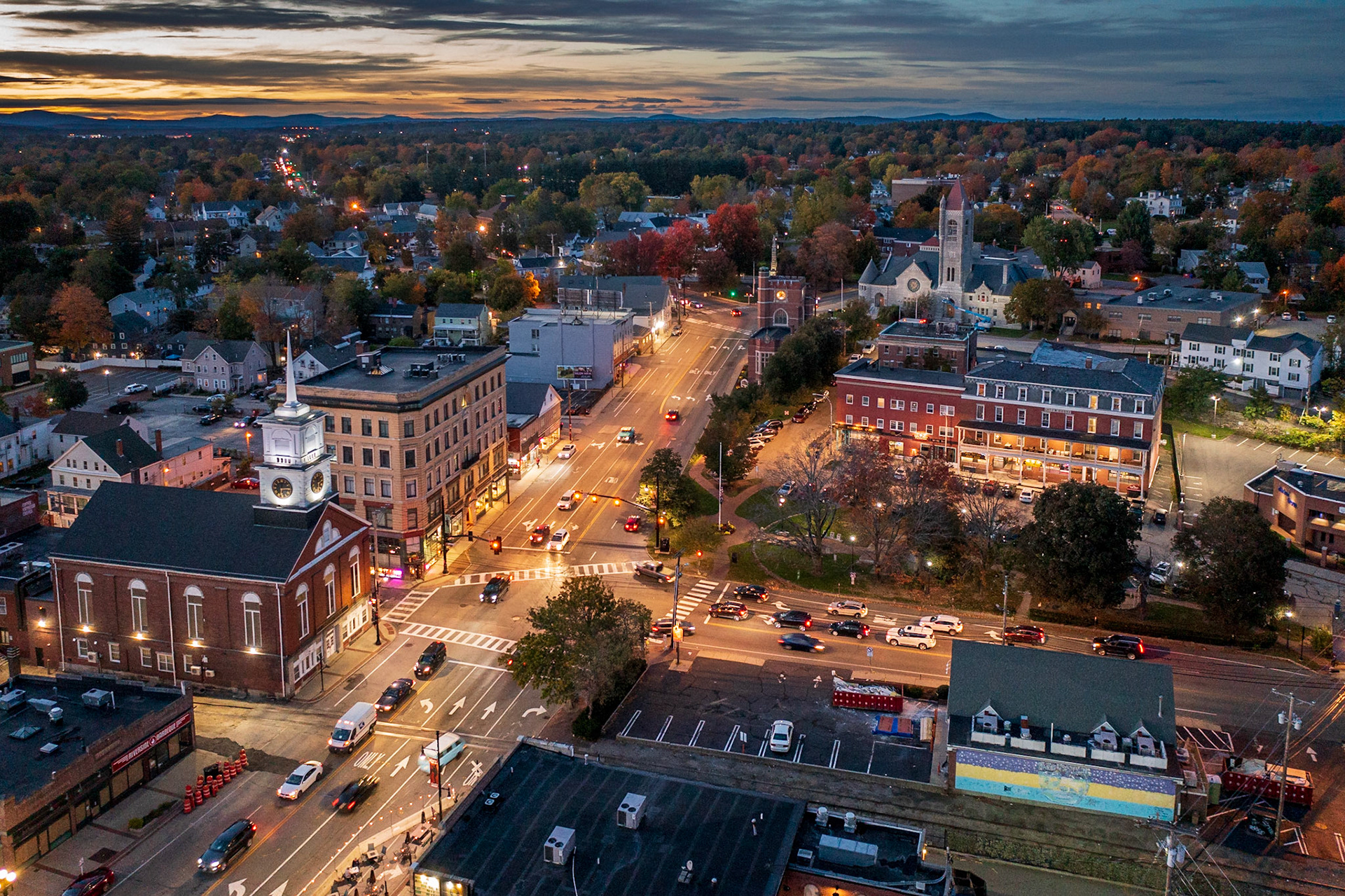 Autumn Evening - Railroad Square