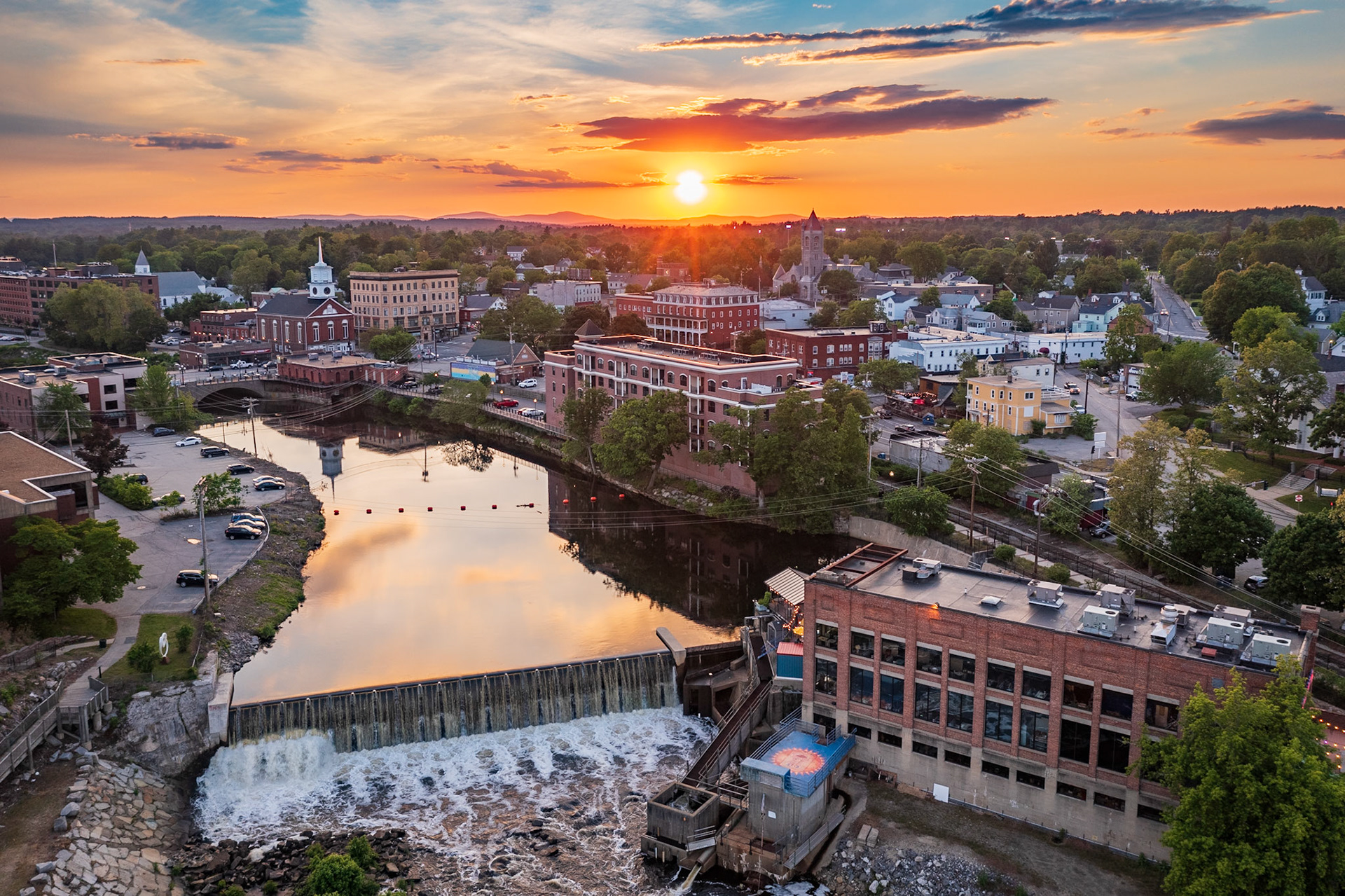 Sunset at Jackson Falls