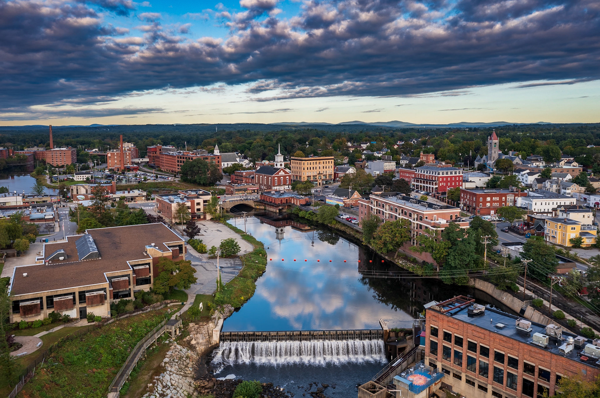 Jackson Falls Summer Skies
