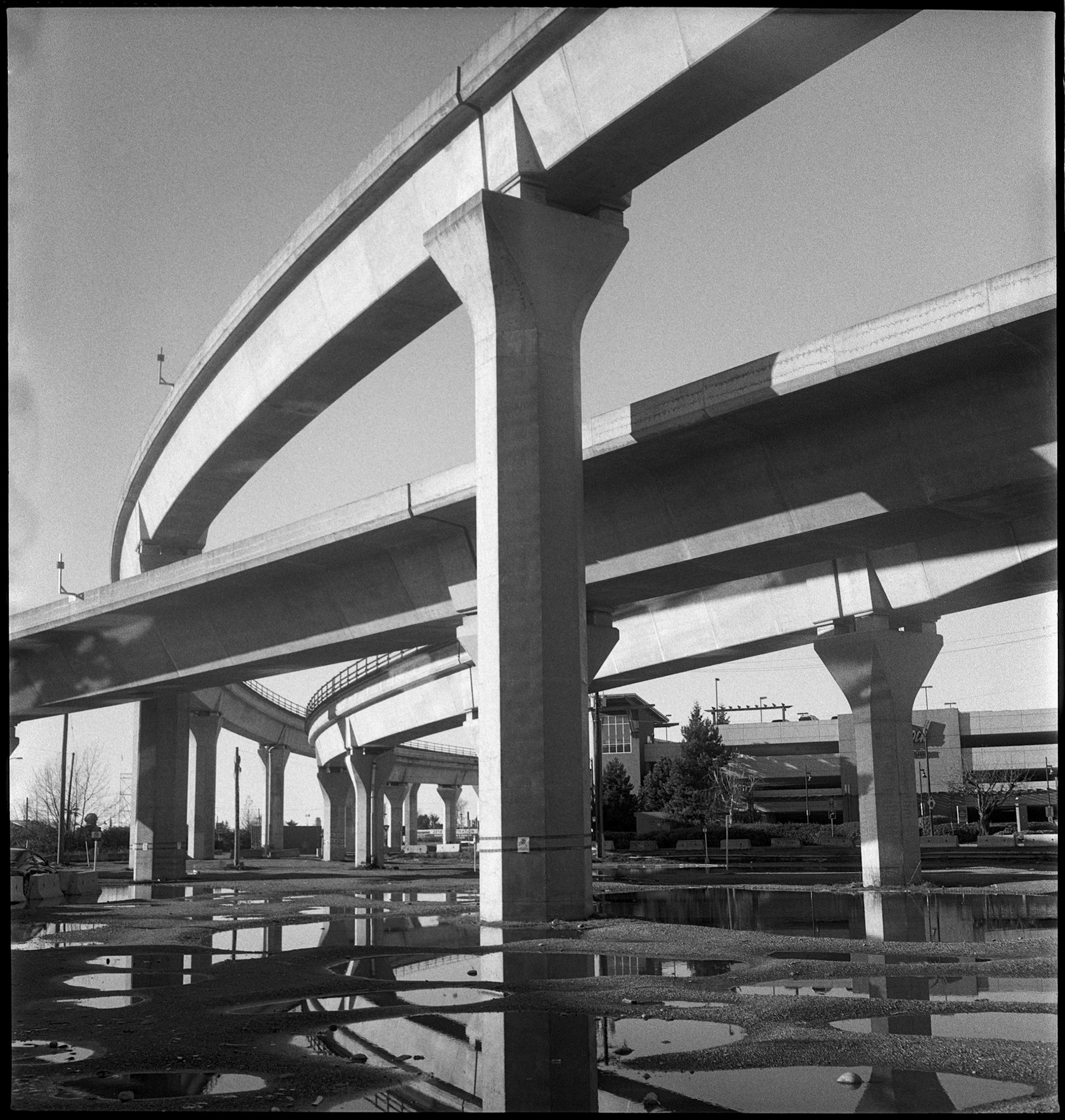 Overpasses by the casino