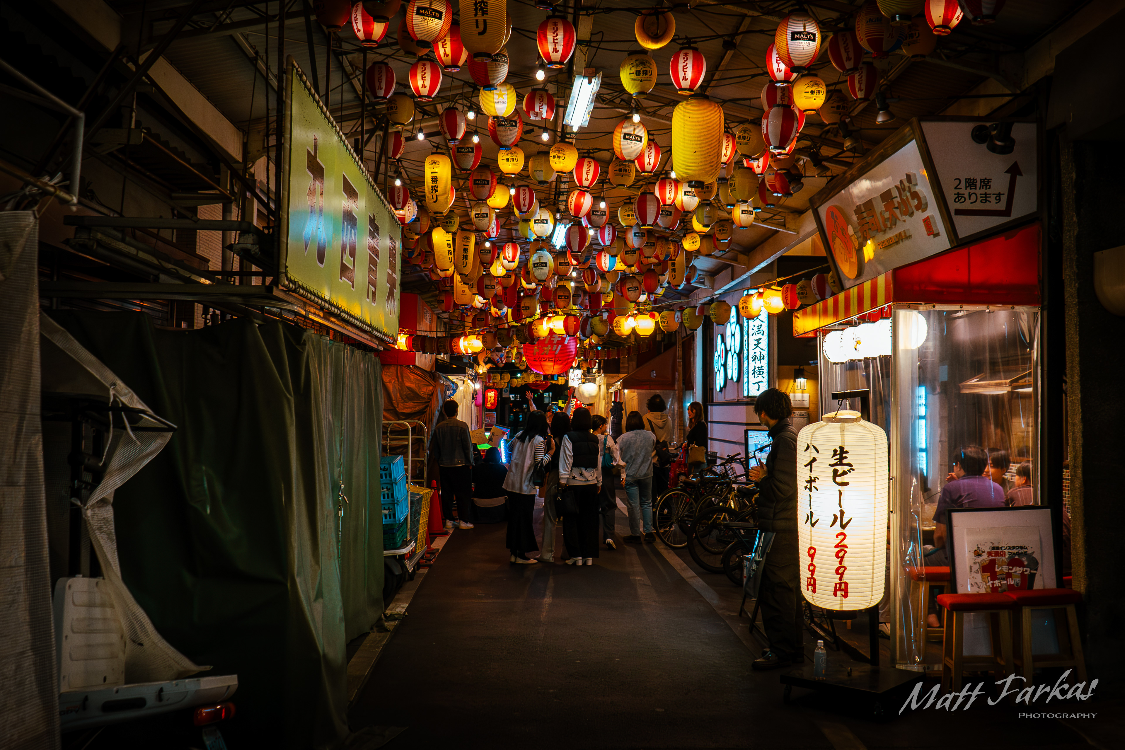 Sidestreet Lanterns (Osaka, Japan)