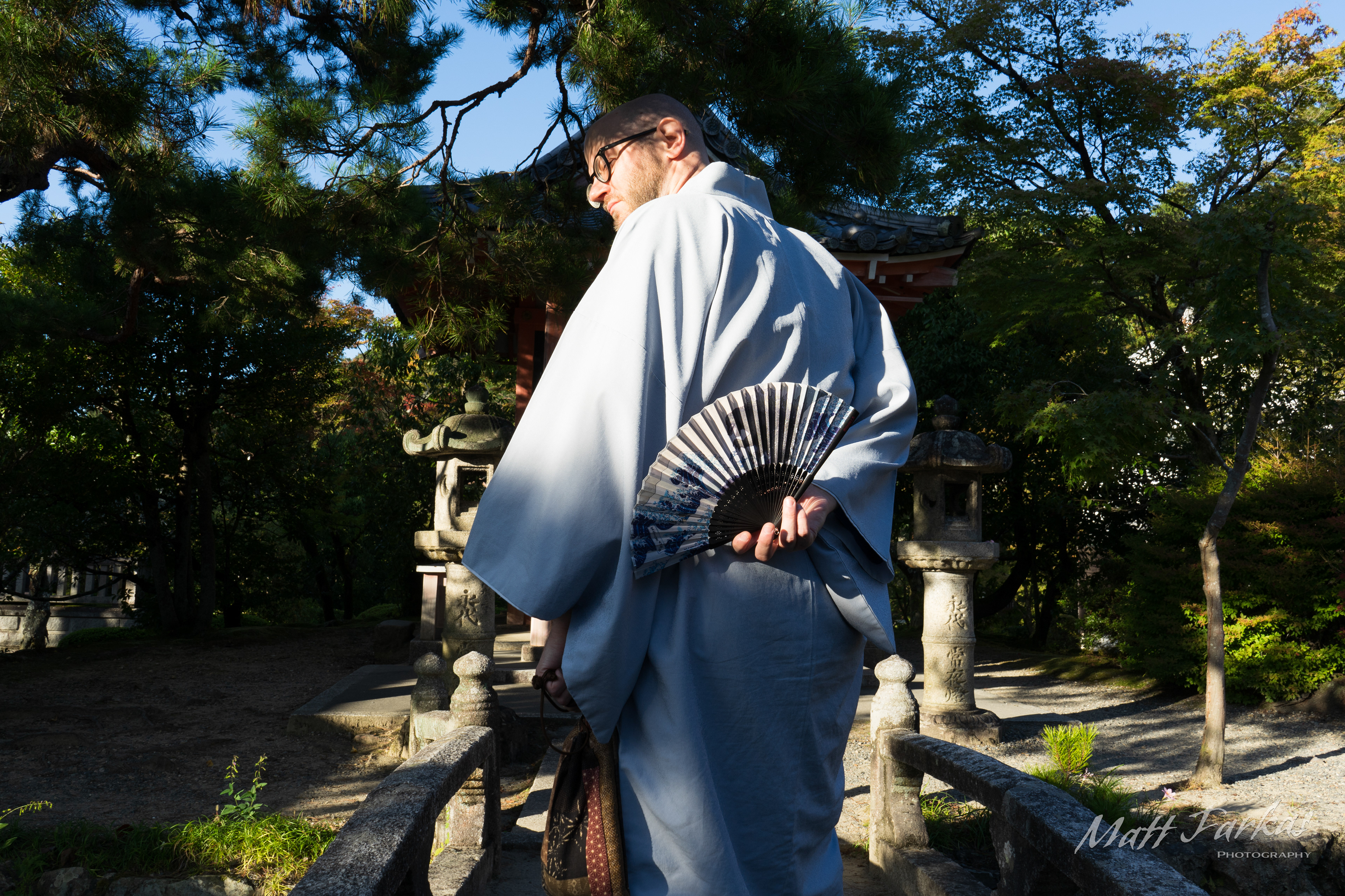 Crossing The Bridge (Kyoto, Japan)