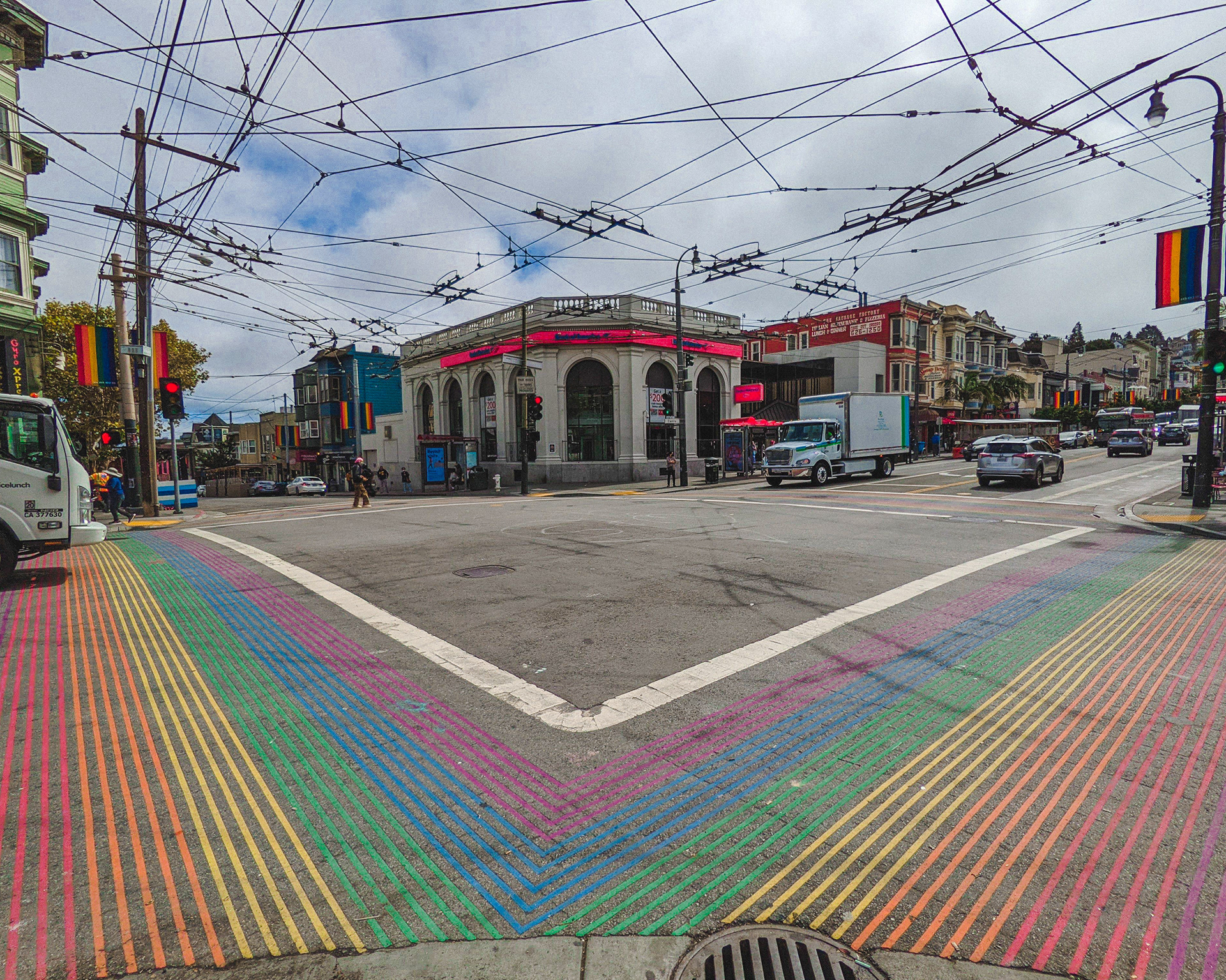 Faixa de pedestre no Castro