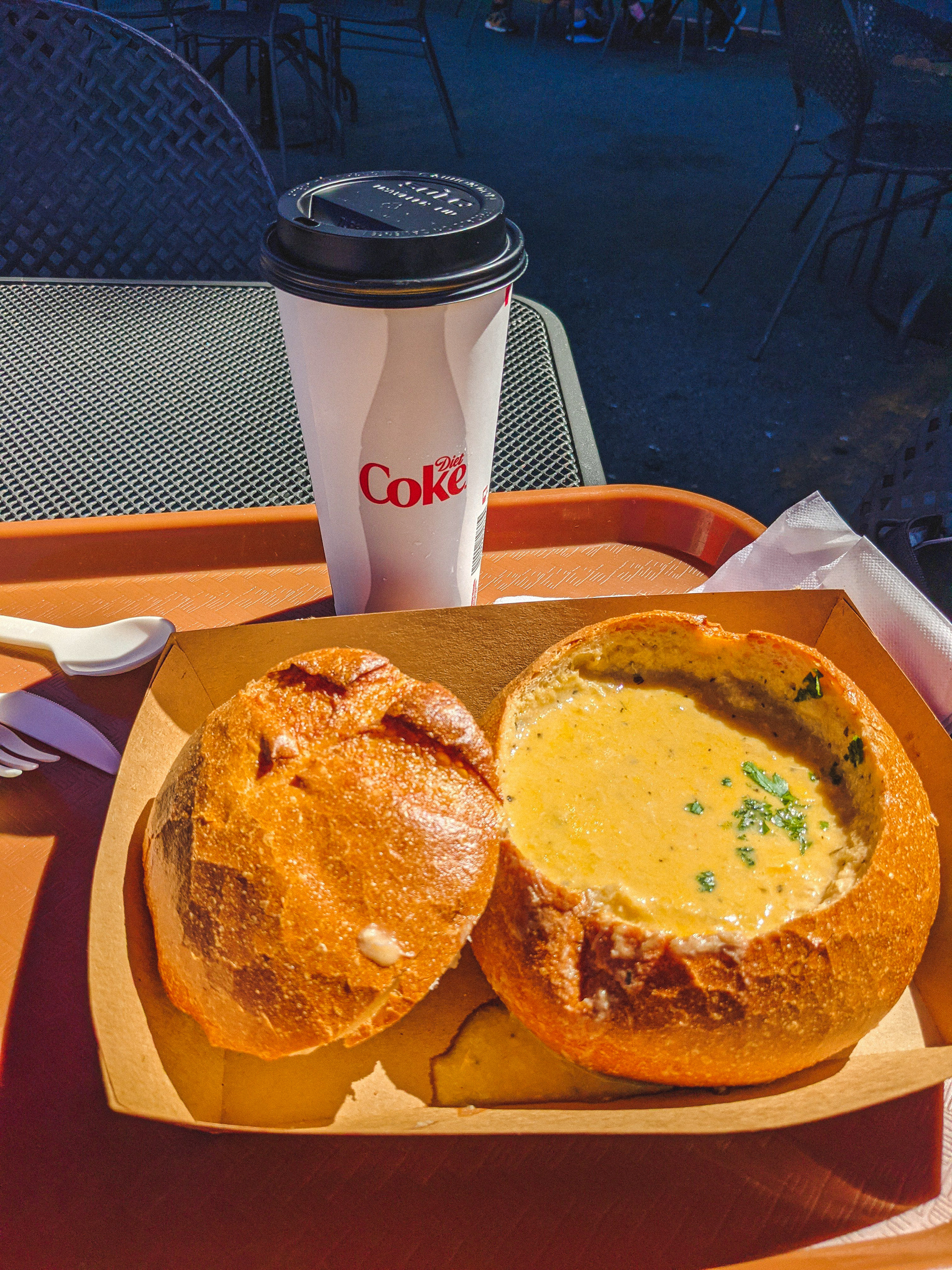 Crab Chowder da Boudin Bakery