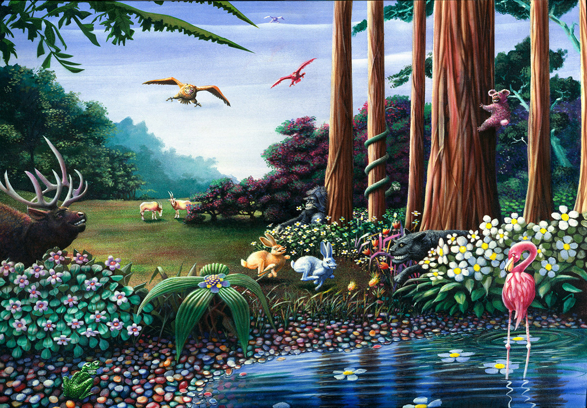Jovial Jungle (Private Collection)