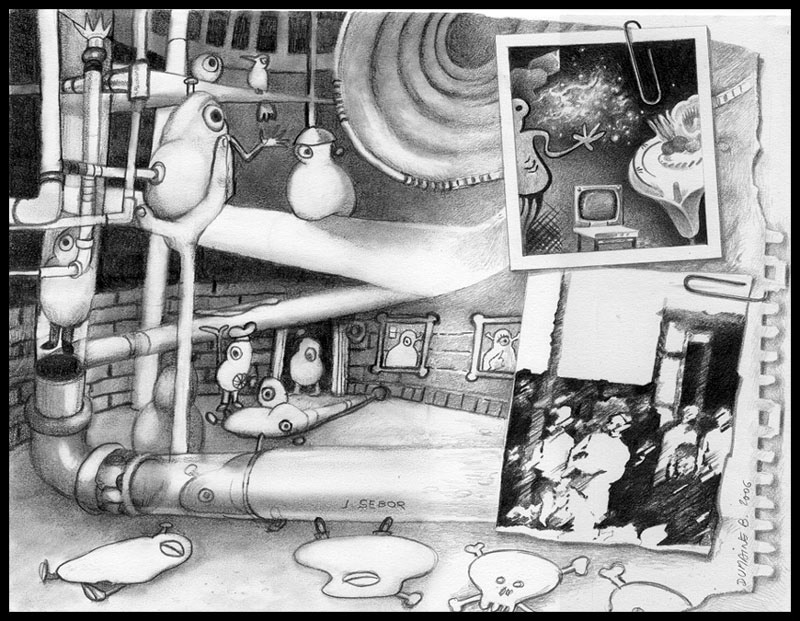 Exquisite Corpse with Bernard Dumaine