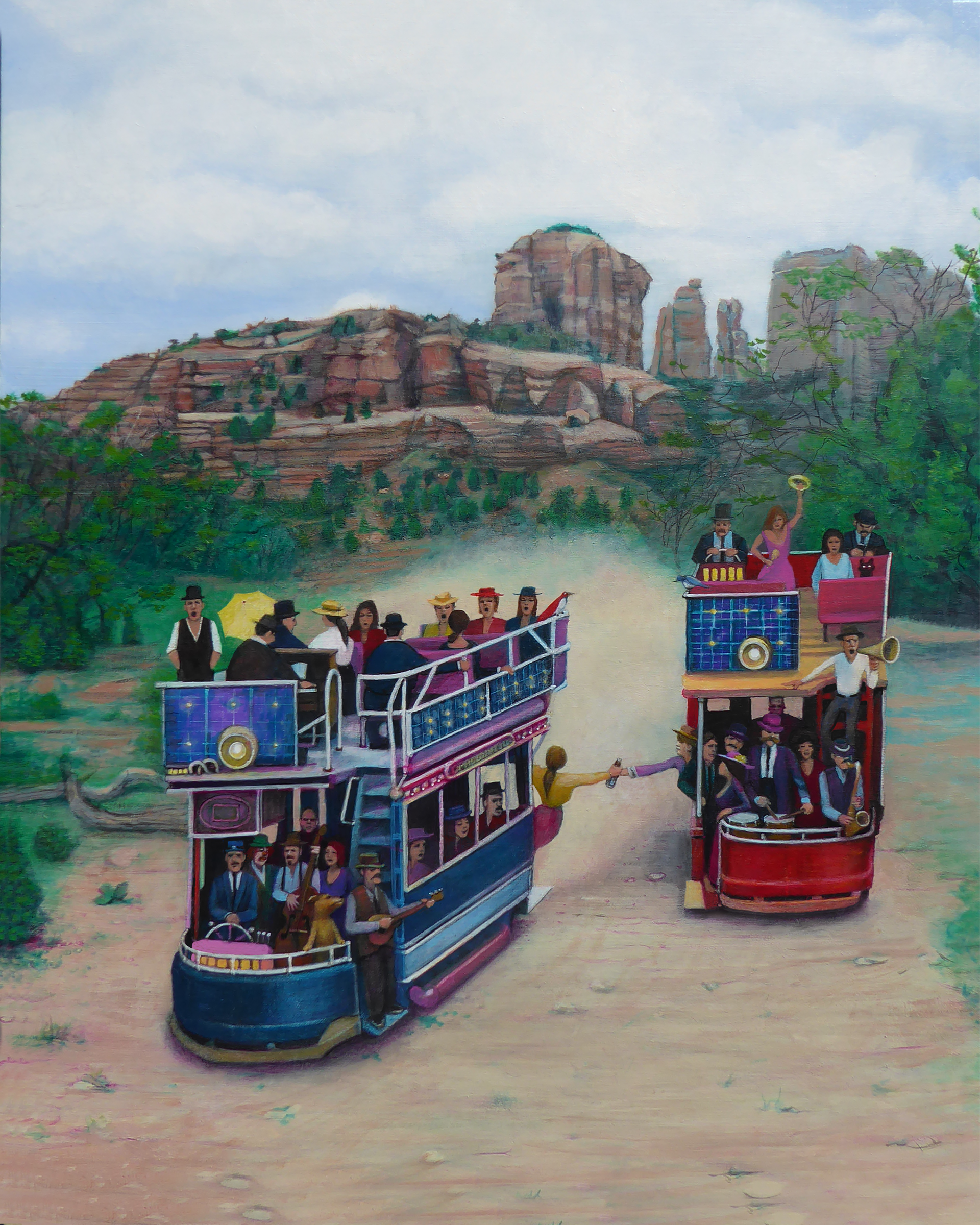 Solar Powered Desert Trolleys