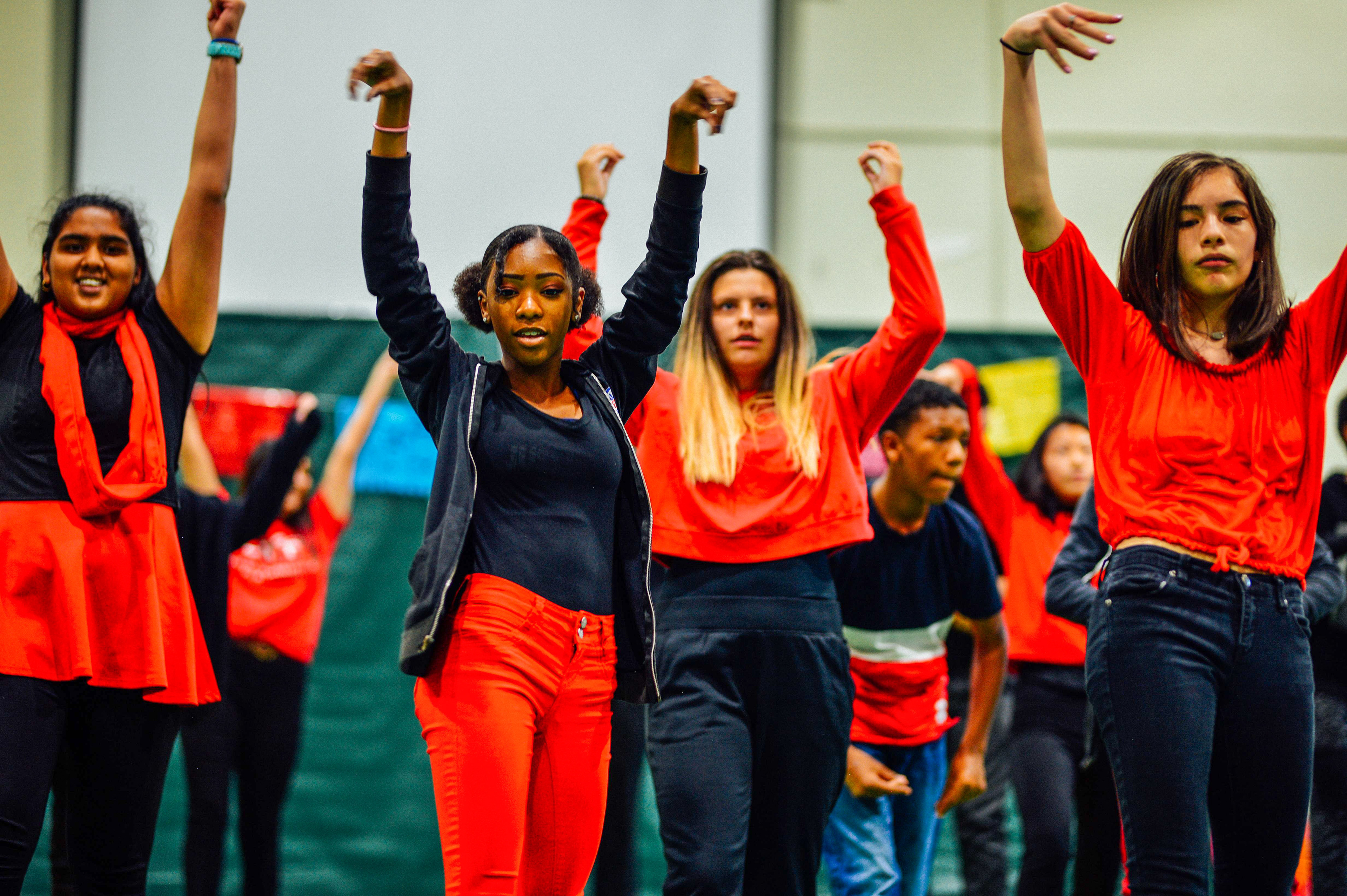 dance team x pep rally