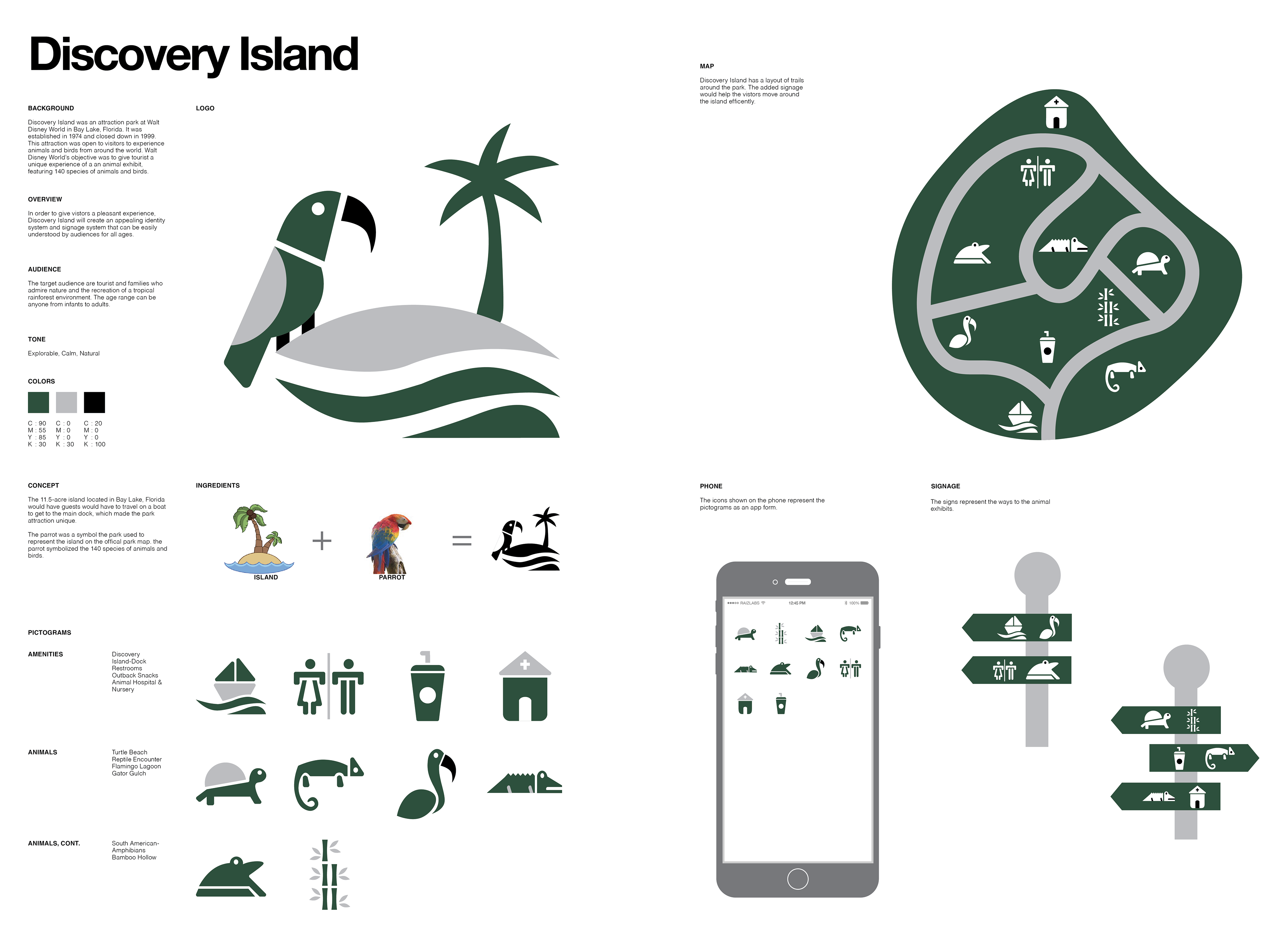 Disney's Discovery Island Wayfinding Systems