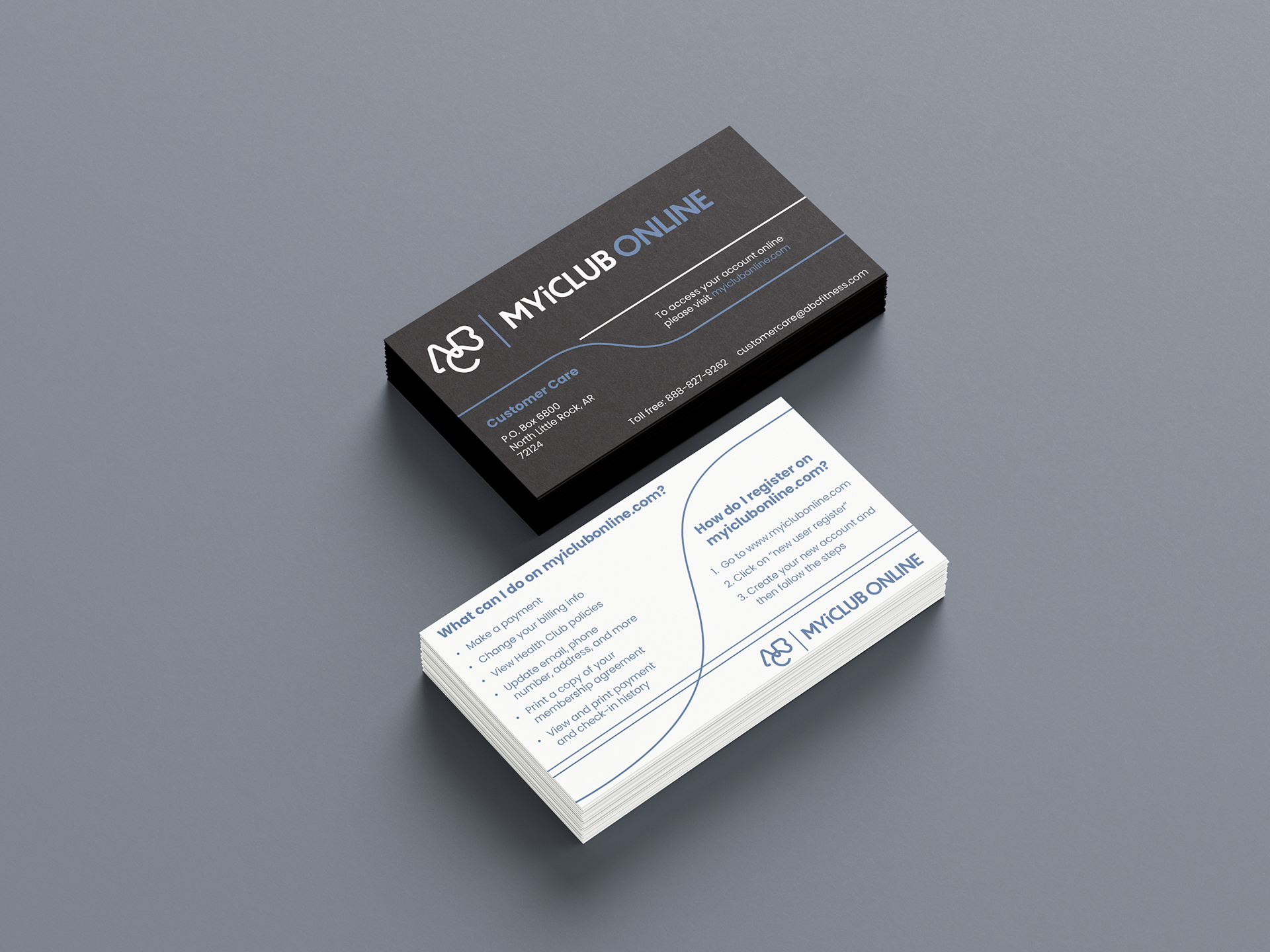 Customer Info Card (ABC Fitness)