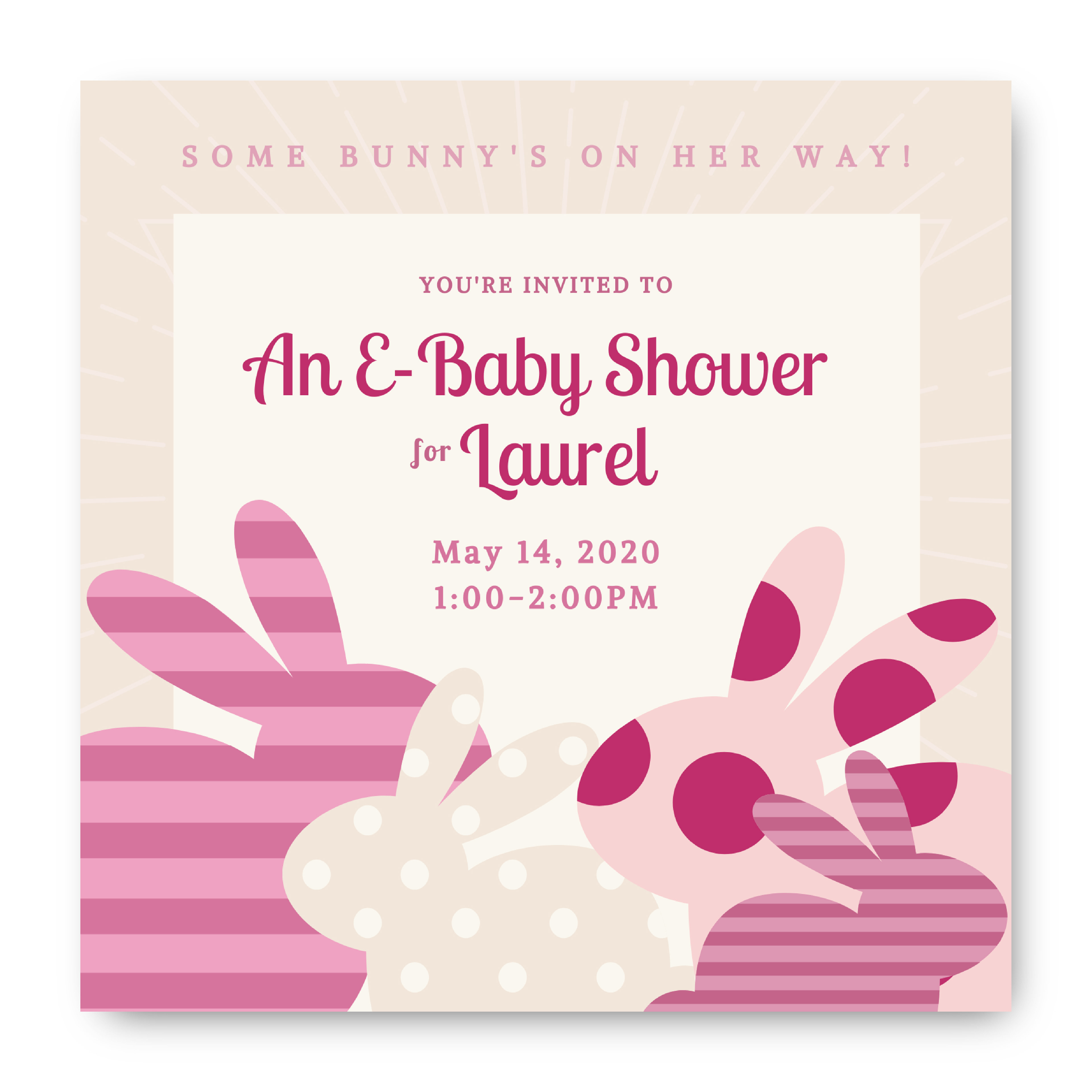 baby shower invitation (2020)