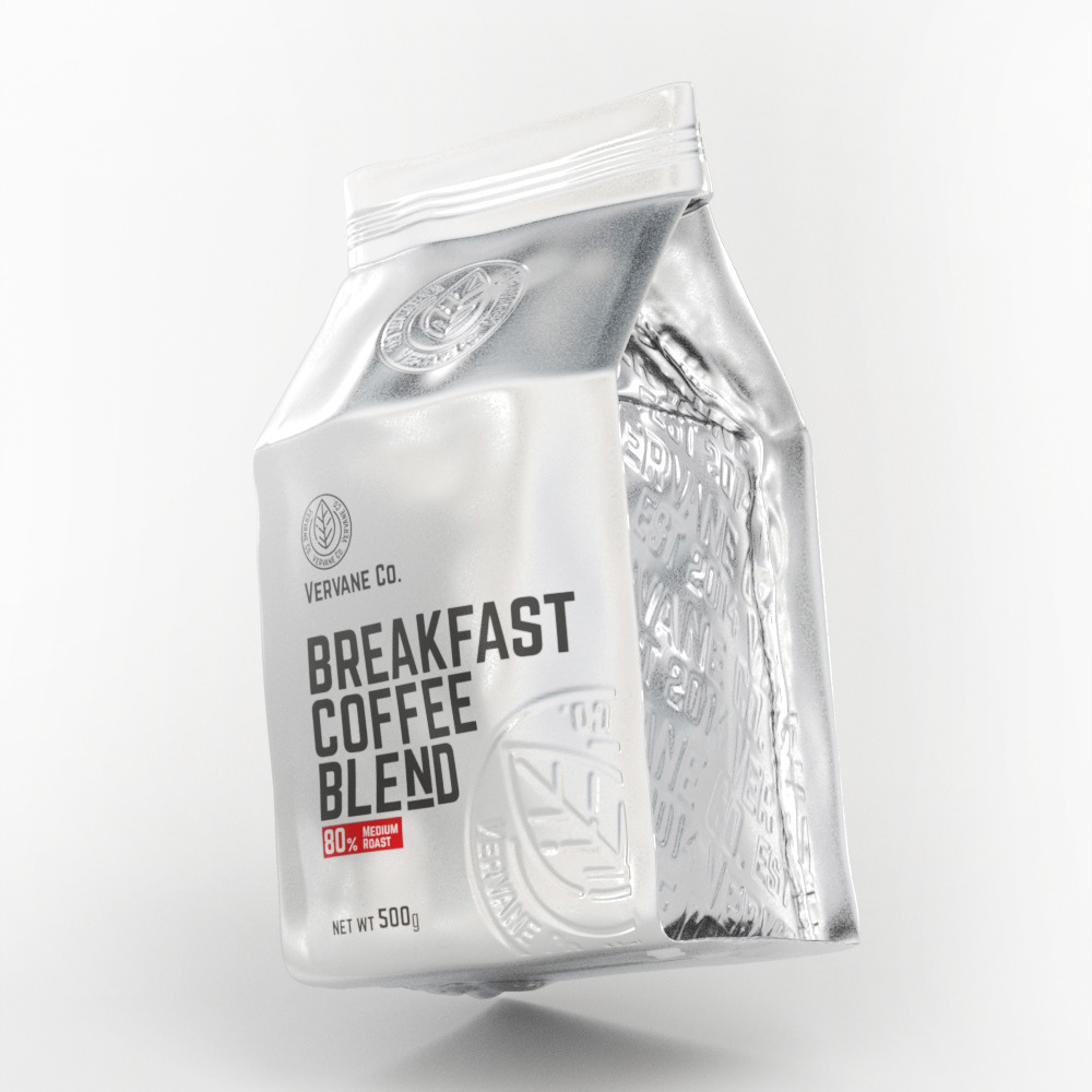 Mahmoud Shahin Designs - Pouch Packaging Design for a coffee brand