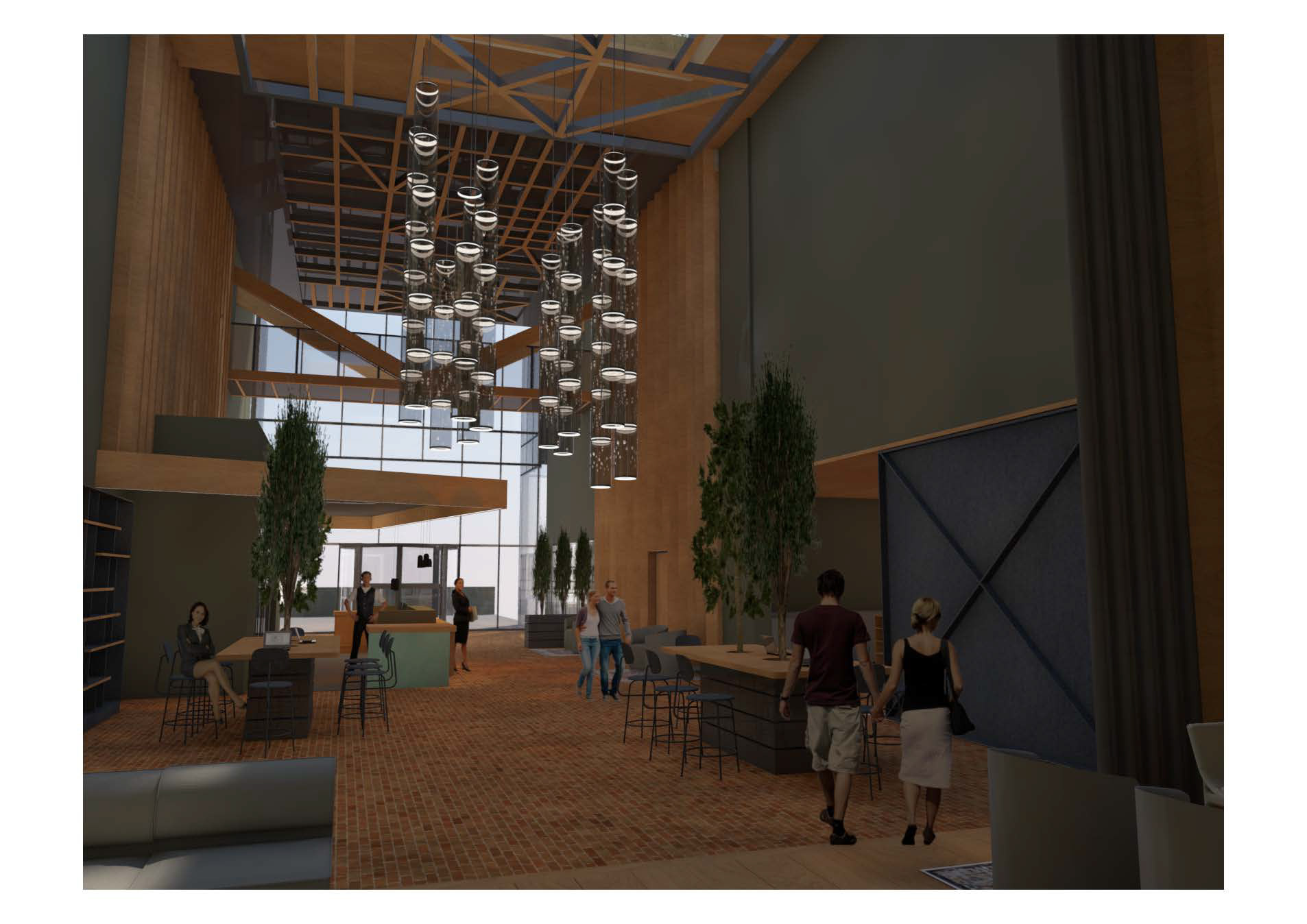 Illustrasjon Lounge/arbeidssone