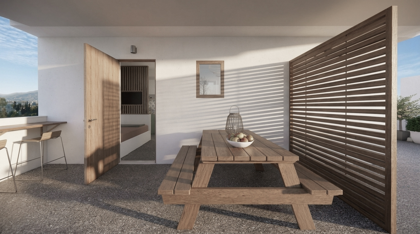 Apartment A | Exterior 3D view