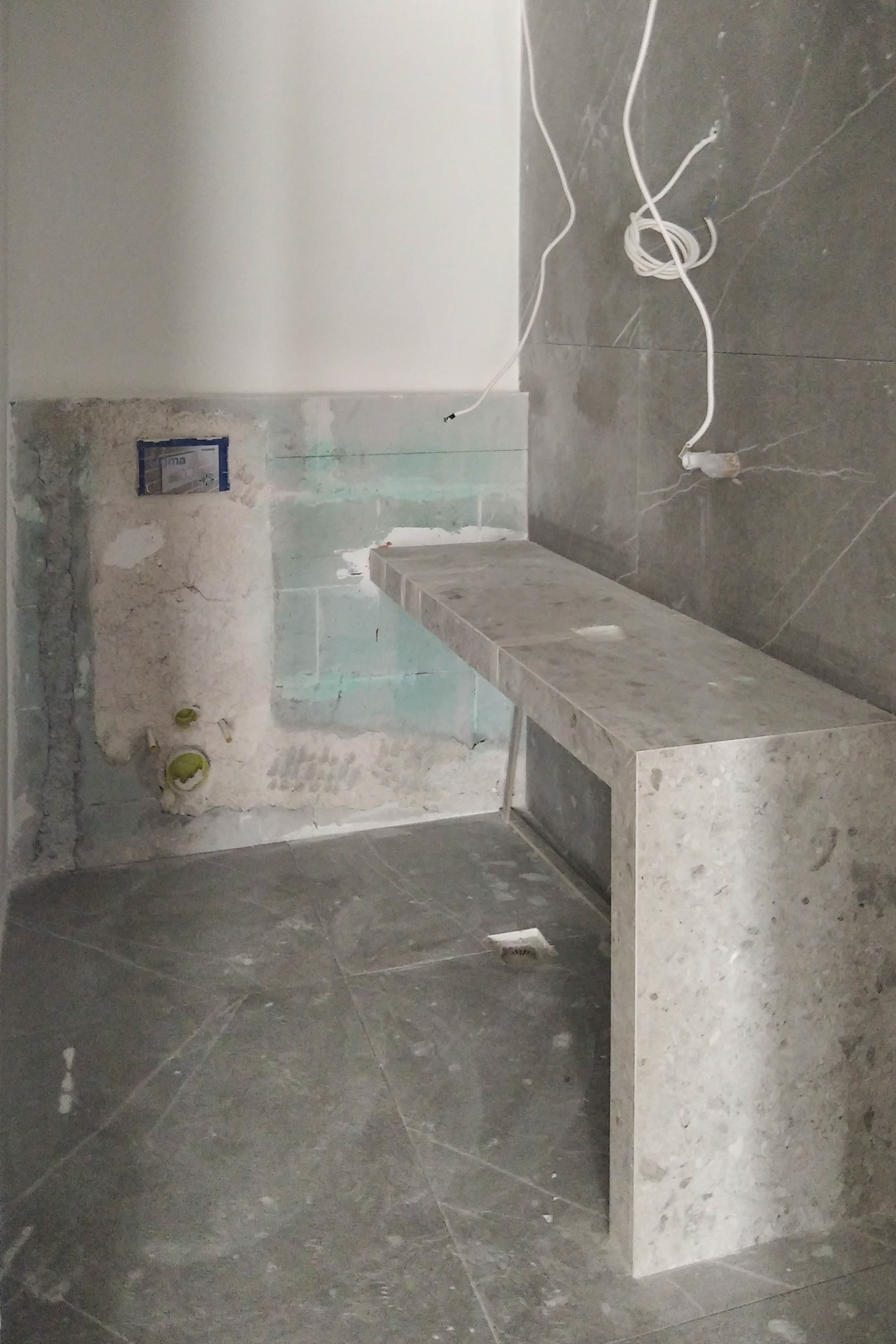 Bathroom during renovation