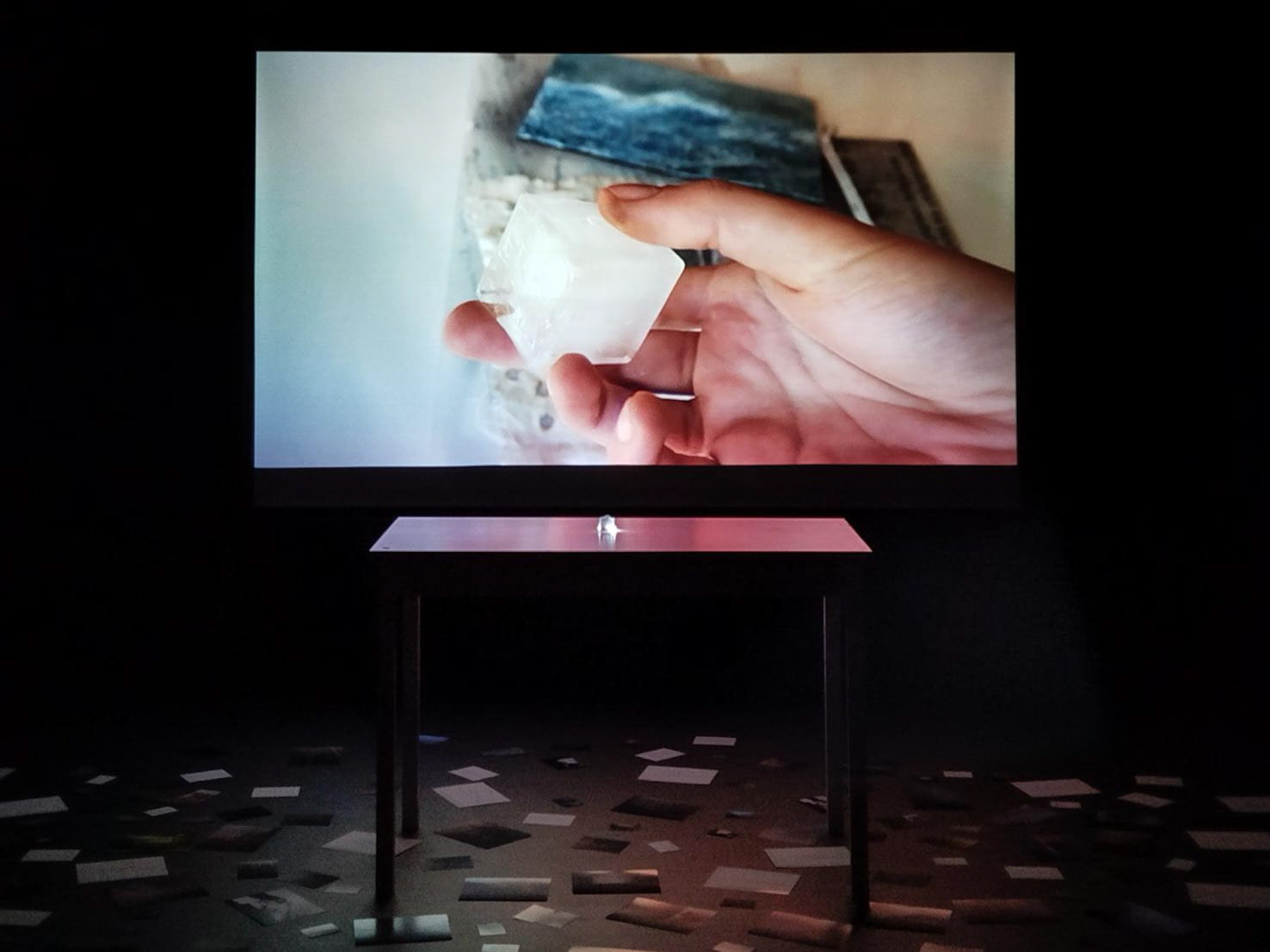 "Shaping Time" — video installation
