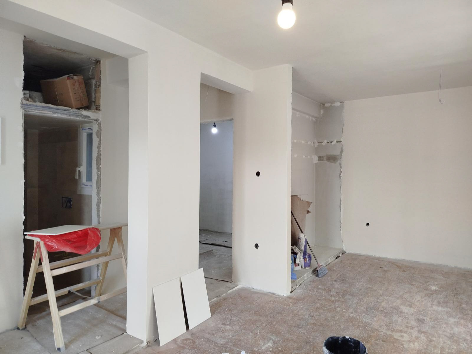 During Renovation