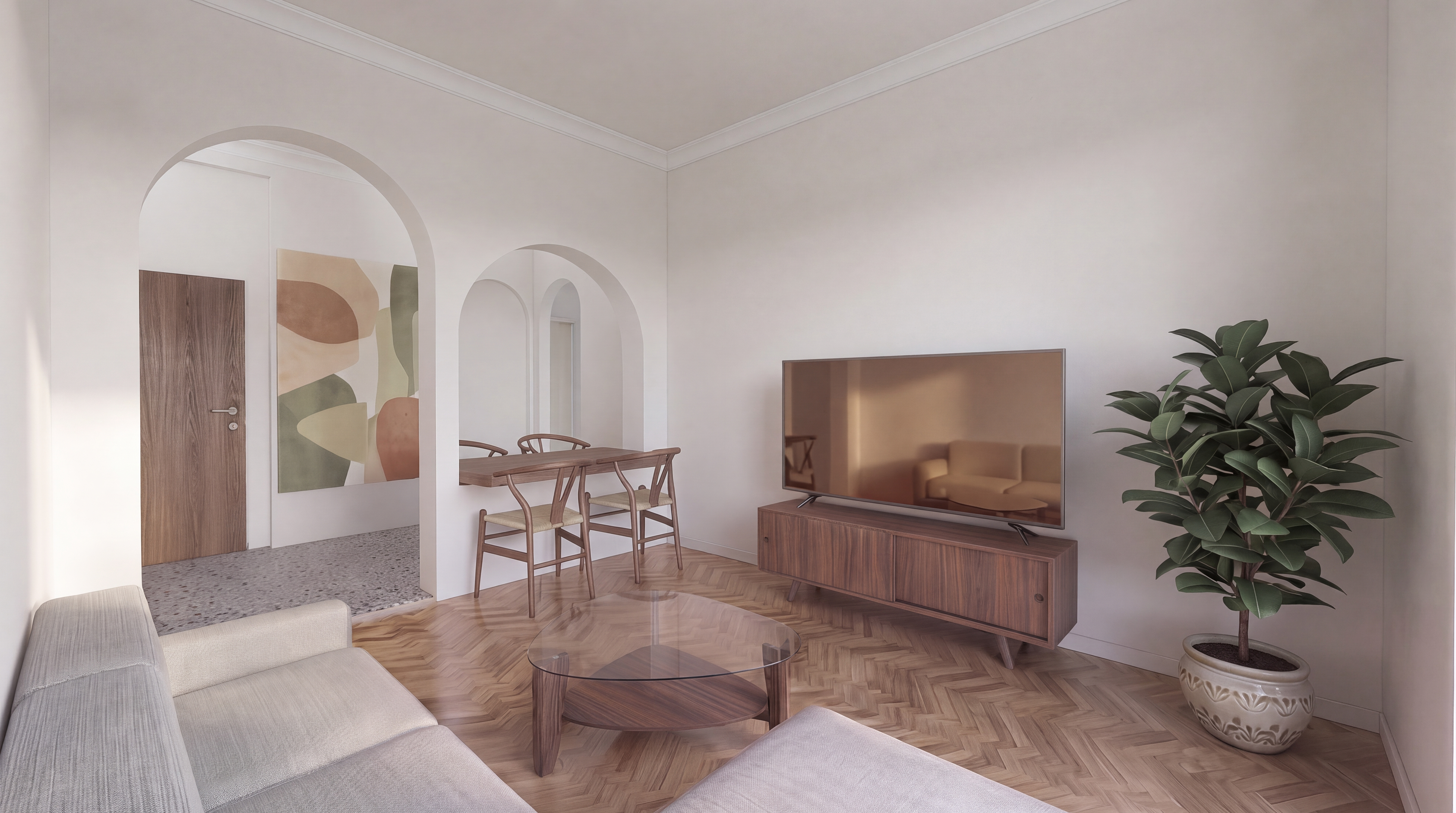 Interior 3D view