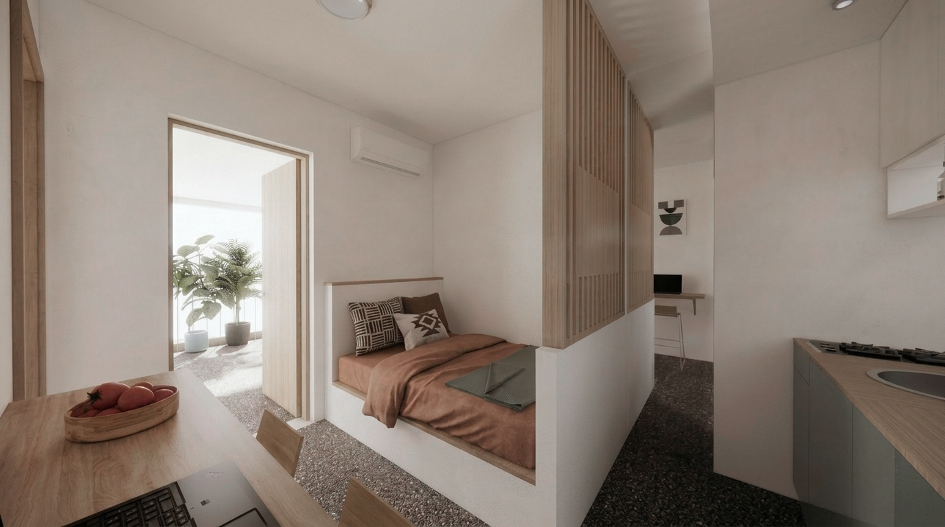 Apartment A | Interior 3D view