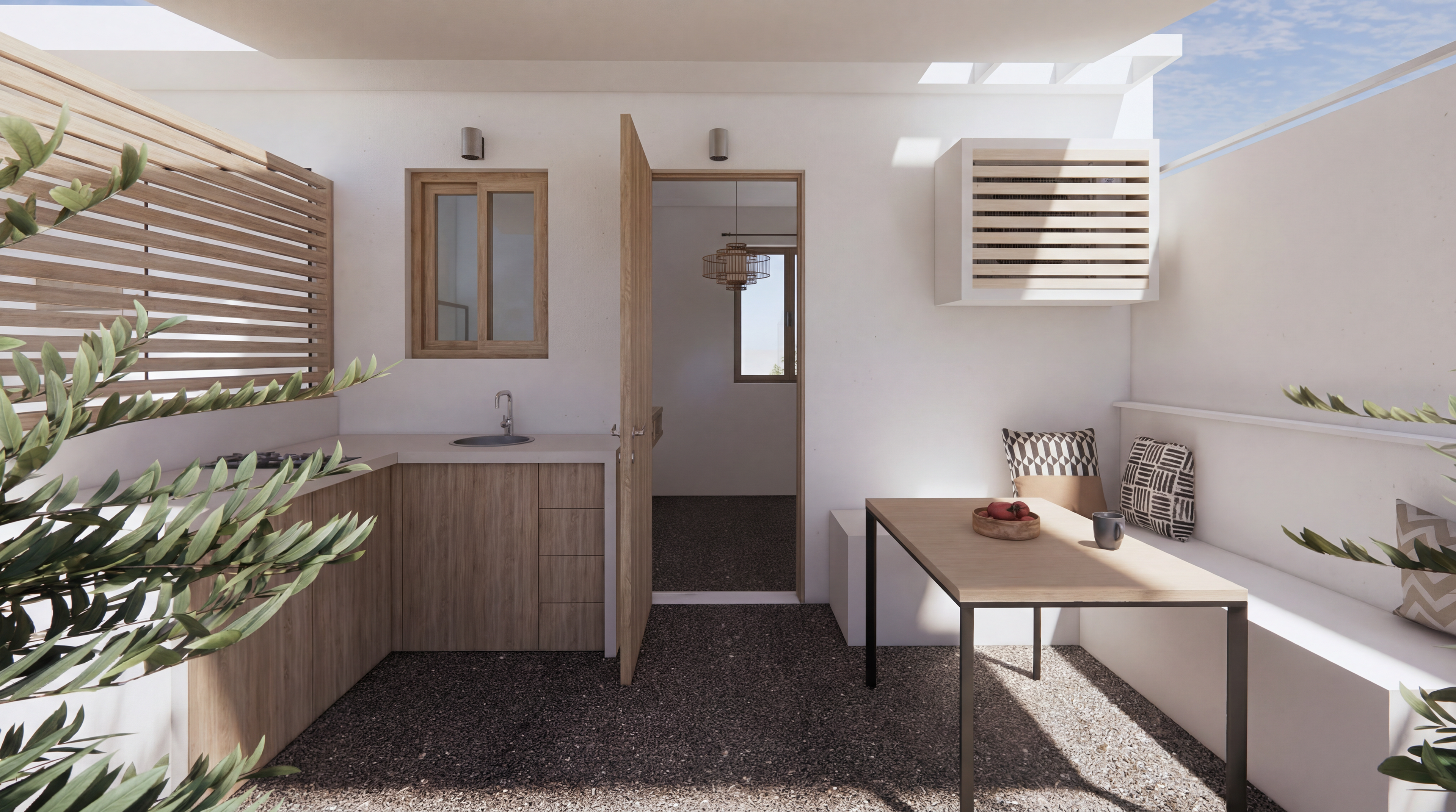 Apartment B | Exterior 3D view