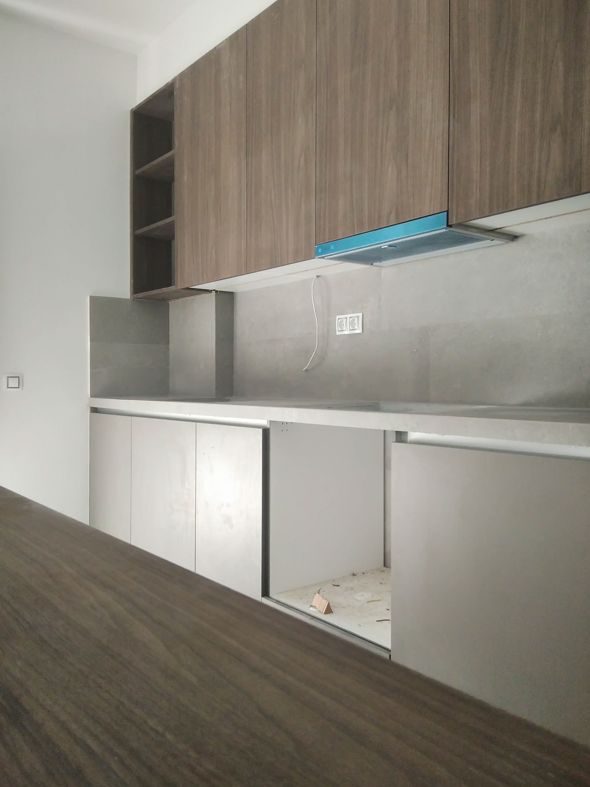 Kitchen during renovation