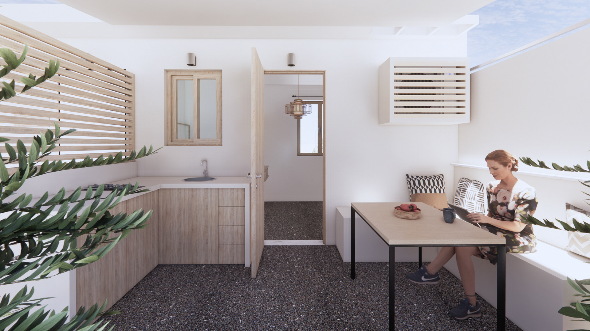 Apartment B | Exterior 3D view