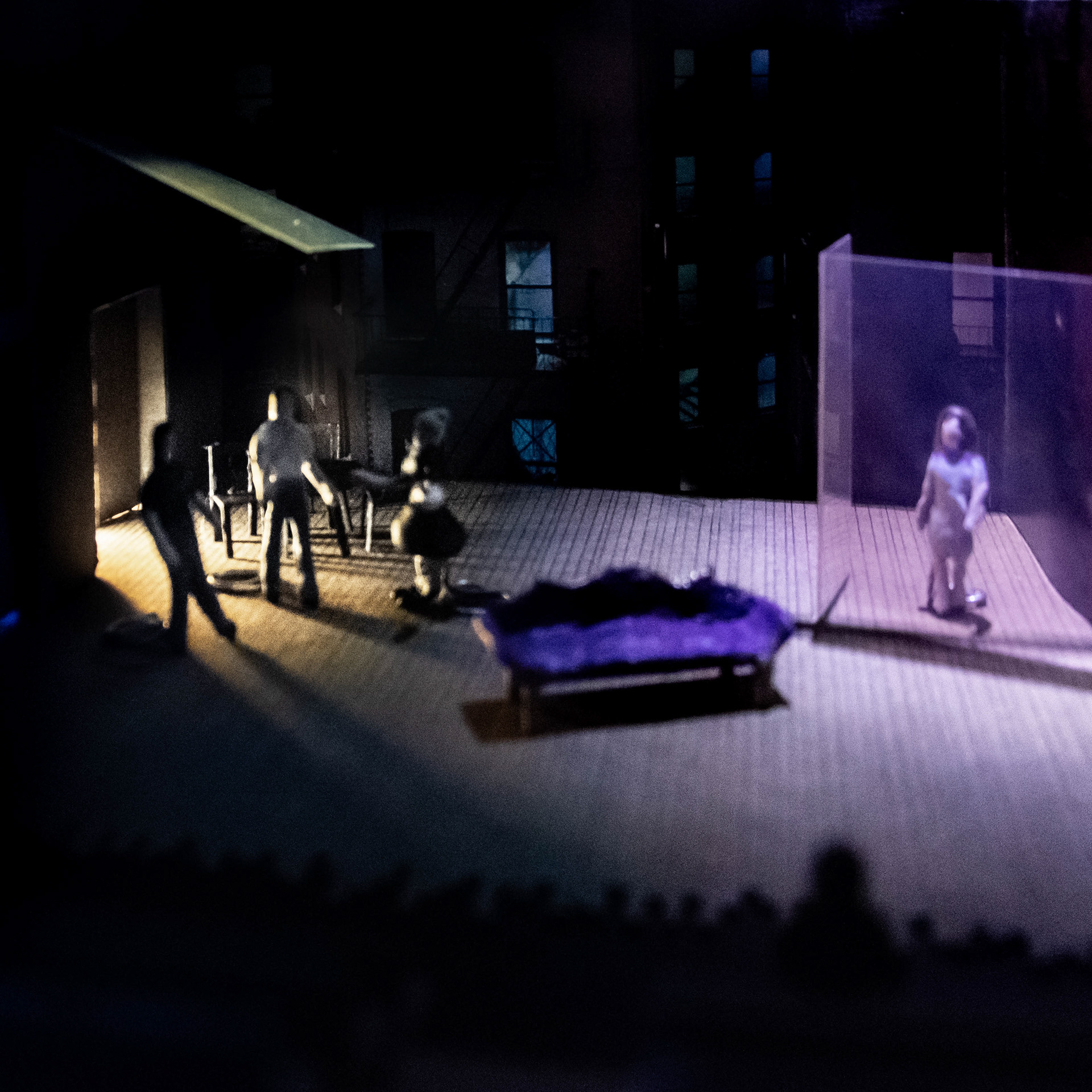 Neos Kosmos Theatre, model box scale 1:50