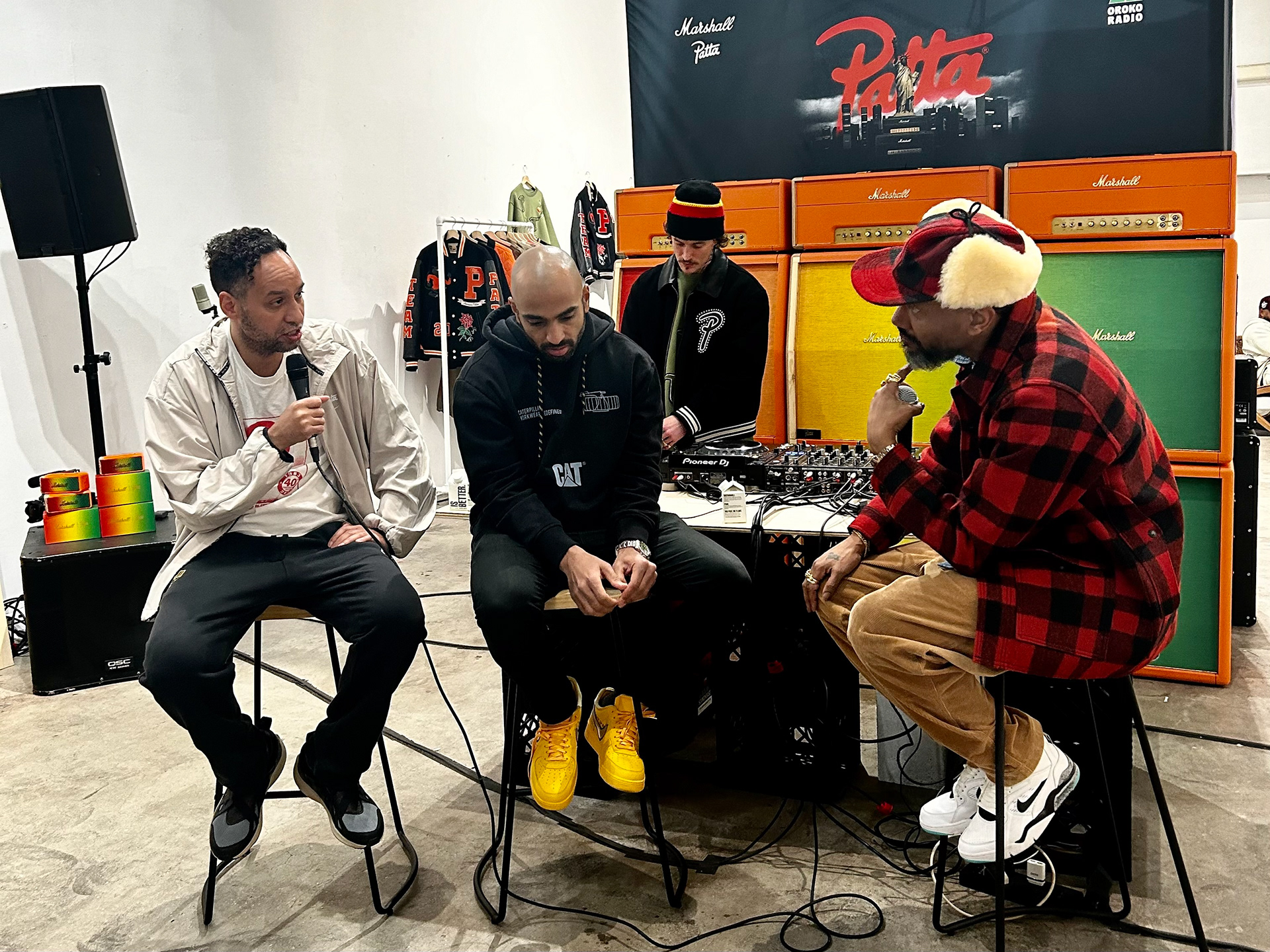 Bridge Runners NYC sits with Patta