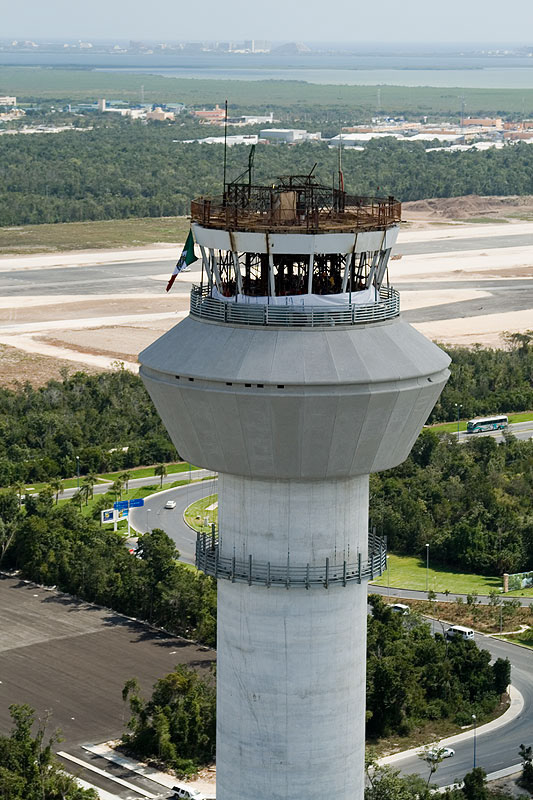 Construction Cancun Airport Tower