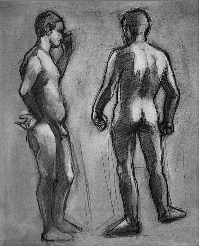 live model / graphite
