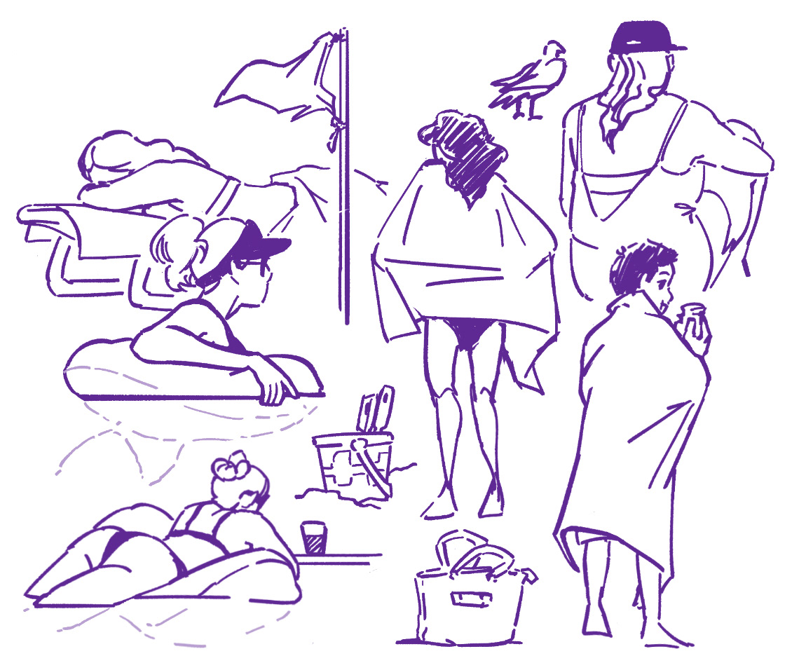 Beach Day / digital from life